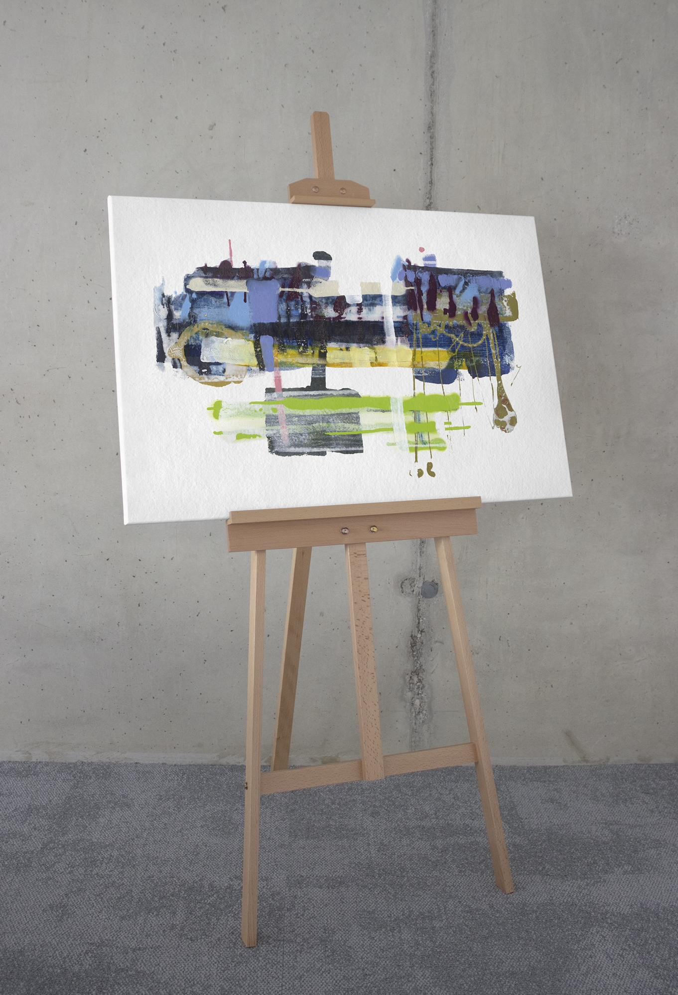 Komar Leinwandbild »Flying Car - Größe 60 x 90 cm«, Natur, (1 St.), Keilrahmenbild mi Echtholzrahmen