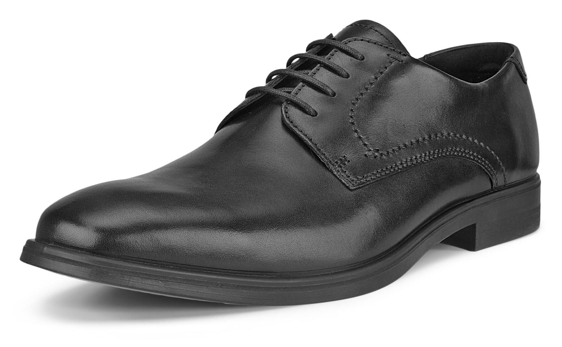 Ecco Schnürschuh »MELBOURNE«, mit seitlichen Nähten, Freizeitschuh, Halbschuh, Schnürschuh