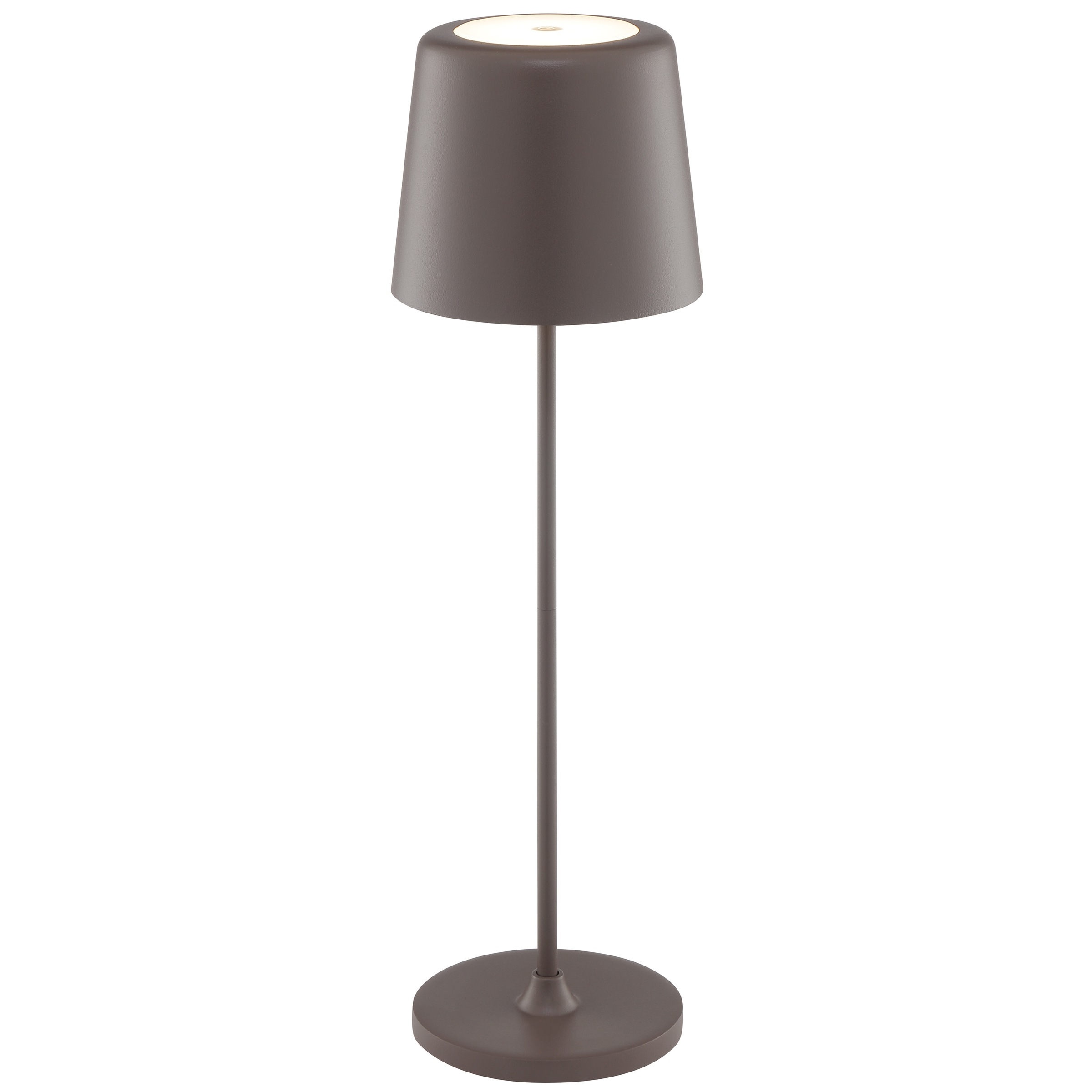 Brilliant LED Tischleuchte »Kaami - mobile LED Außen Akku Tischlampe 2er-Set« LED-Modul 2 Stk. Warmweiß 310 lm, Touchdimmer, USB, Akku, Outdoor, Indoor, Akkuleuchte 37cm hoch