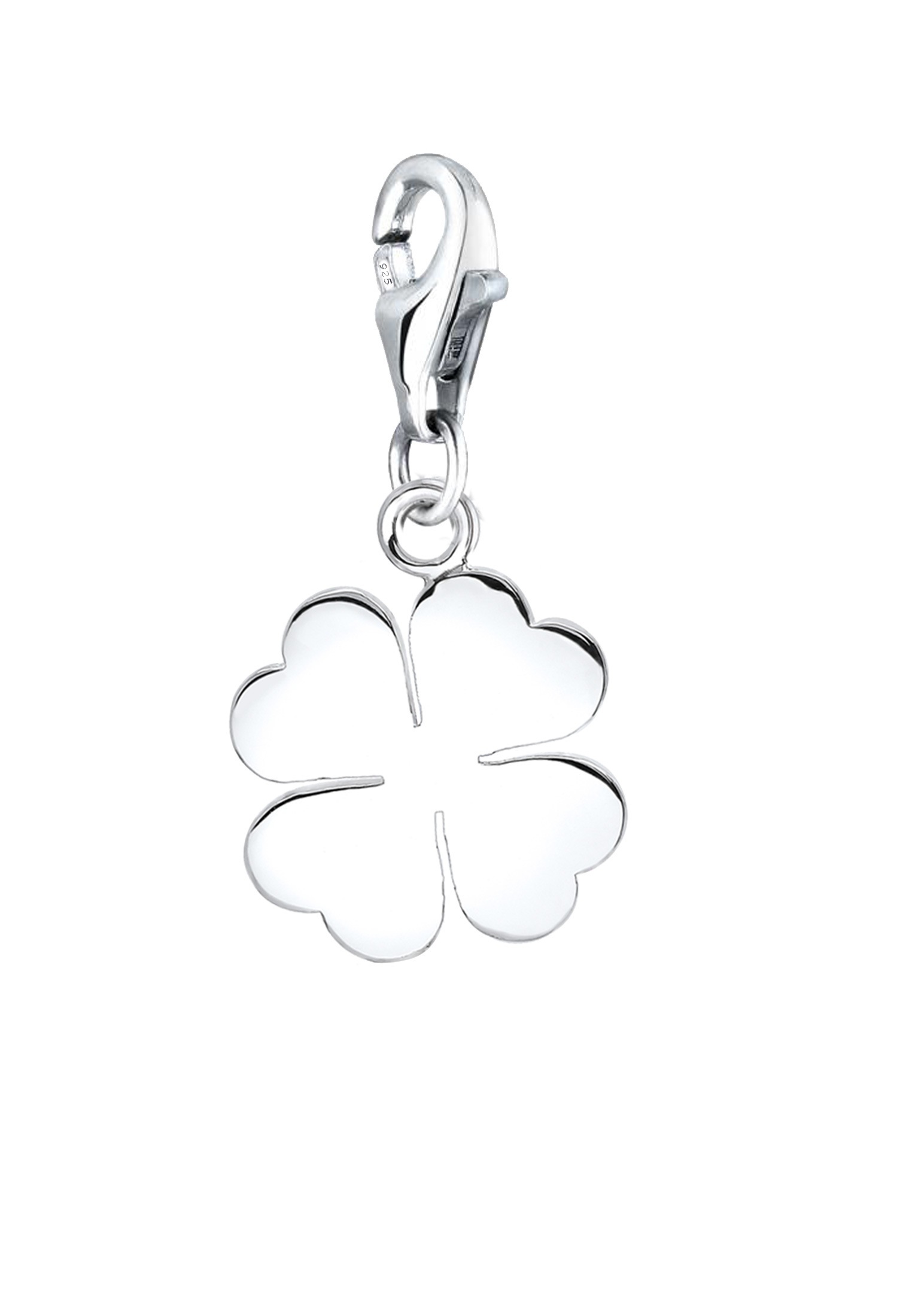 Nenalina Charm-Einhänger »Charm Anhänger Kleeblatt Glück Talisman 925 Silber«