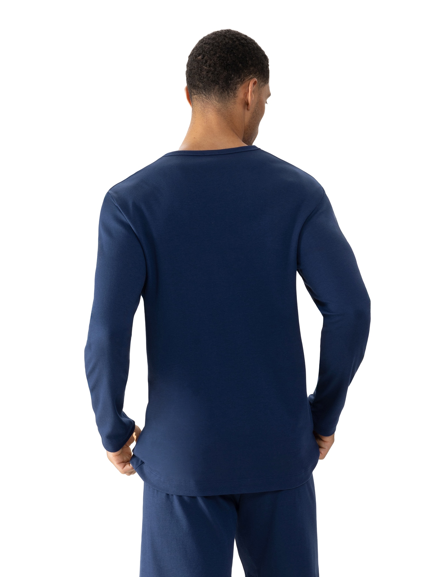 Mey Langarmshirt »SOLID NIGHT«, T-Shirt aus Interlock-Jersey