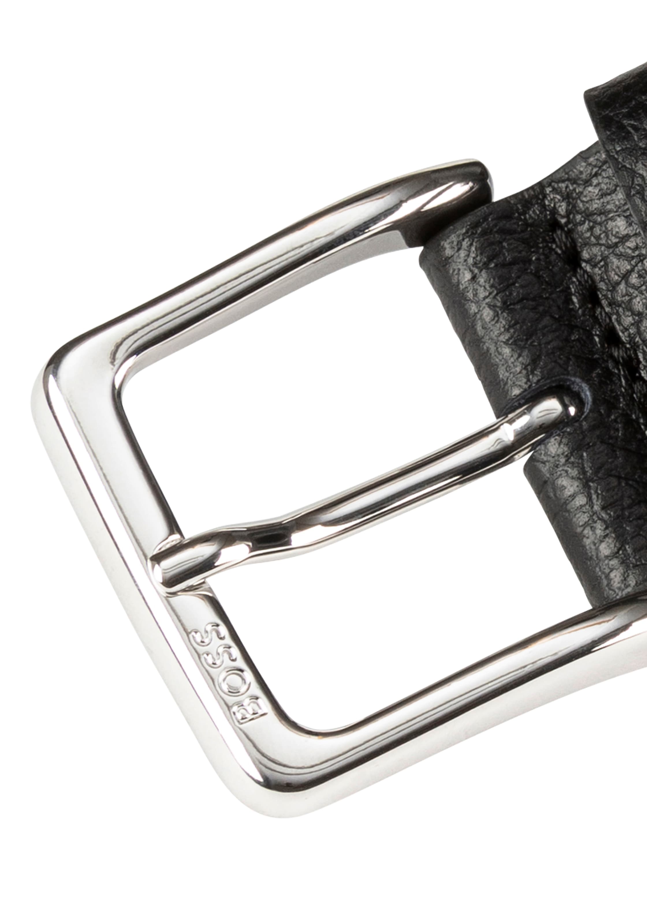 BOSS Ledergürtel »Ronnie-Gr_Sz35«, aus genarbtem Leder