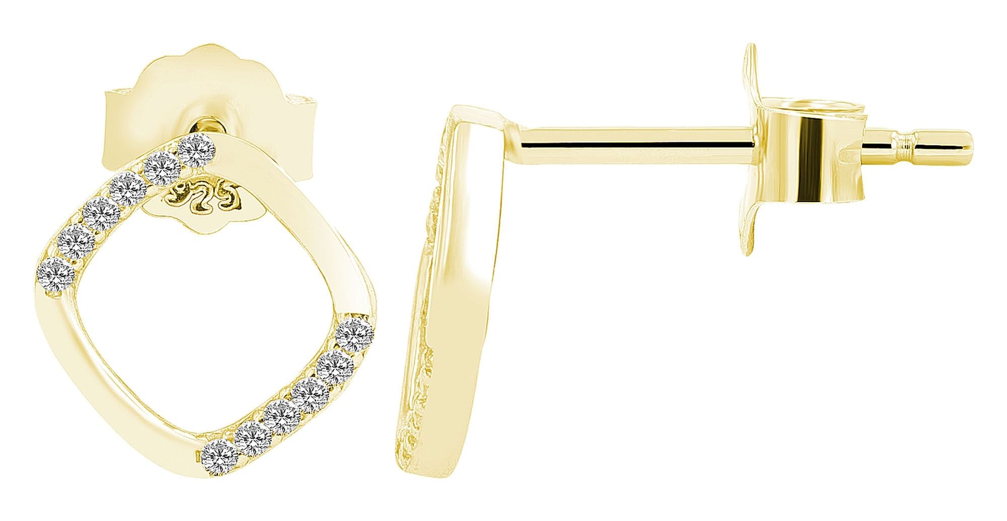 Adelia´s Paar Ohrstecker »Damen Ohrringe ¿ Ohrstecker aus 925 Silber«