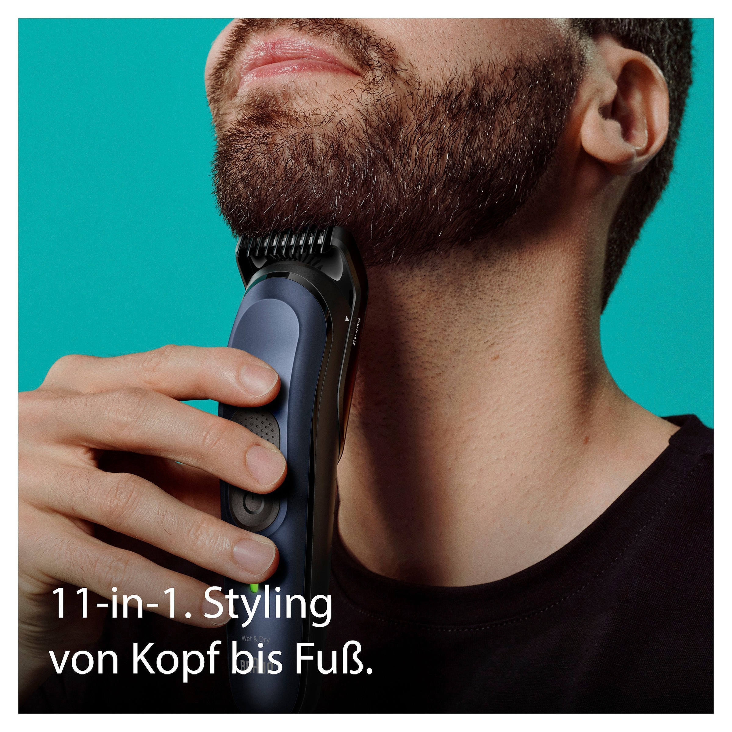 Braun Haarschneider »All-In-One Styling bei Barttrimmer OTTO Set MGK7450«, 11-in-1 Wasserdicht