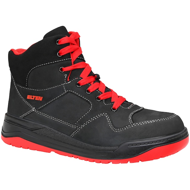 Elten Sicherheitsstiefel »MAVERICK black-red Mid ESD S3« online bestellen  bei OTTO