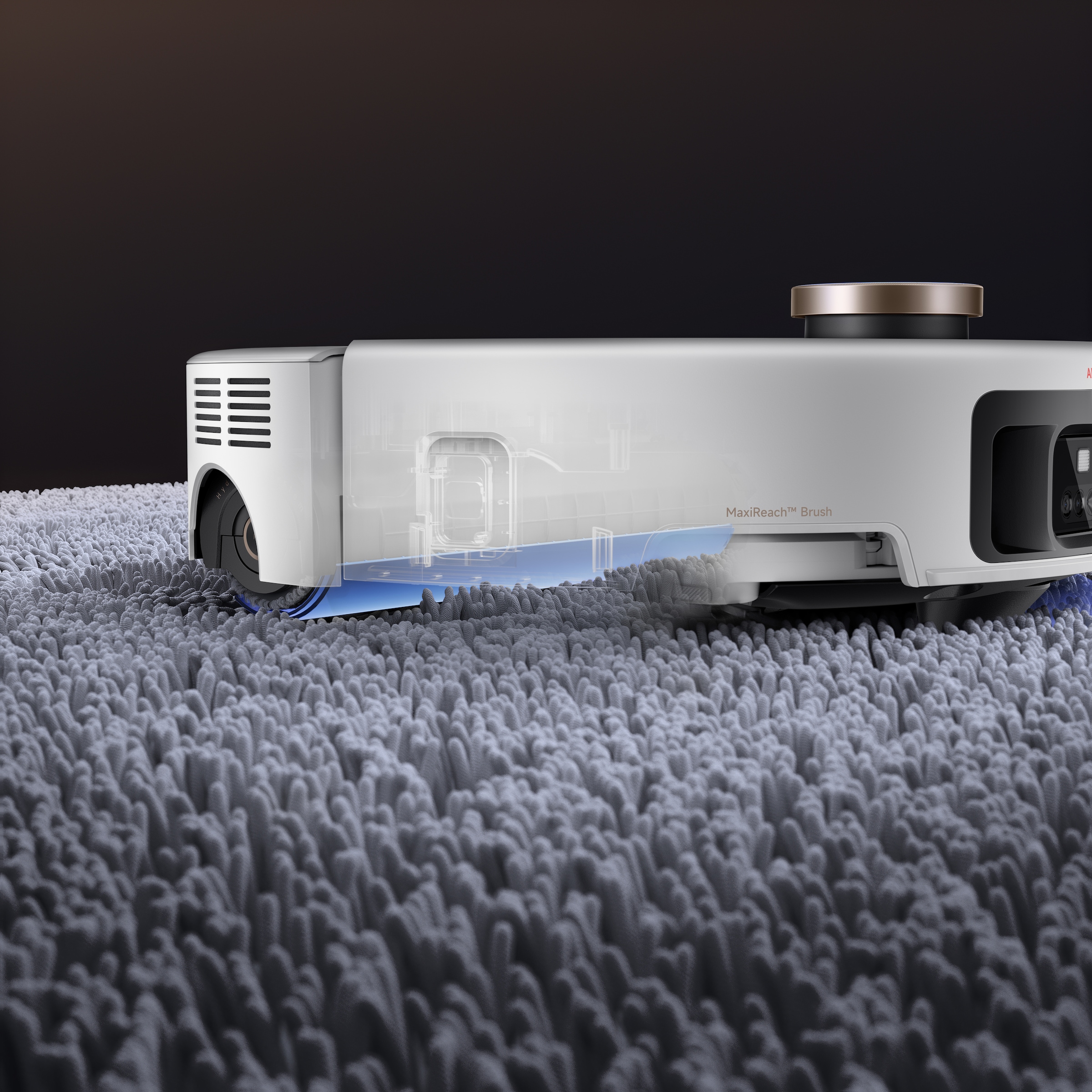 Mova Saugroboter »Z60 Ultra Roller Complete, App- & Sprachsteuerung,« Vollautomatische Basisstation, Anti-Verhedderungsbürste,