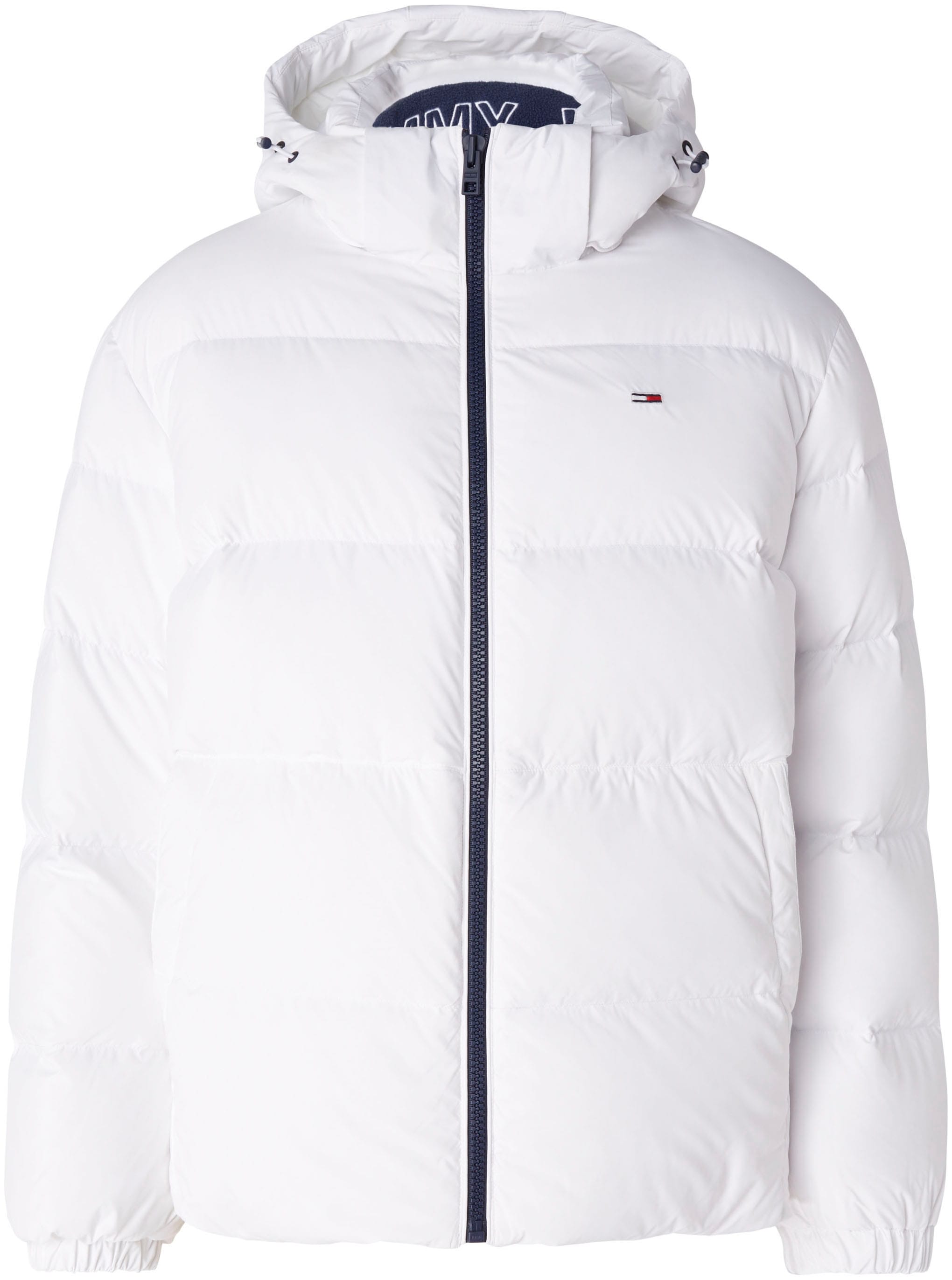 Tommy Jeans Daunenjacke »TJM ESSENTIAL DOWN JACKET«, mit Kapuze, mit Tunnelzug und Stoppern an der Kapuze