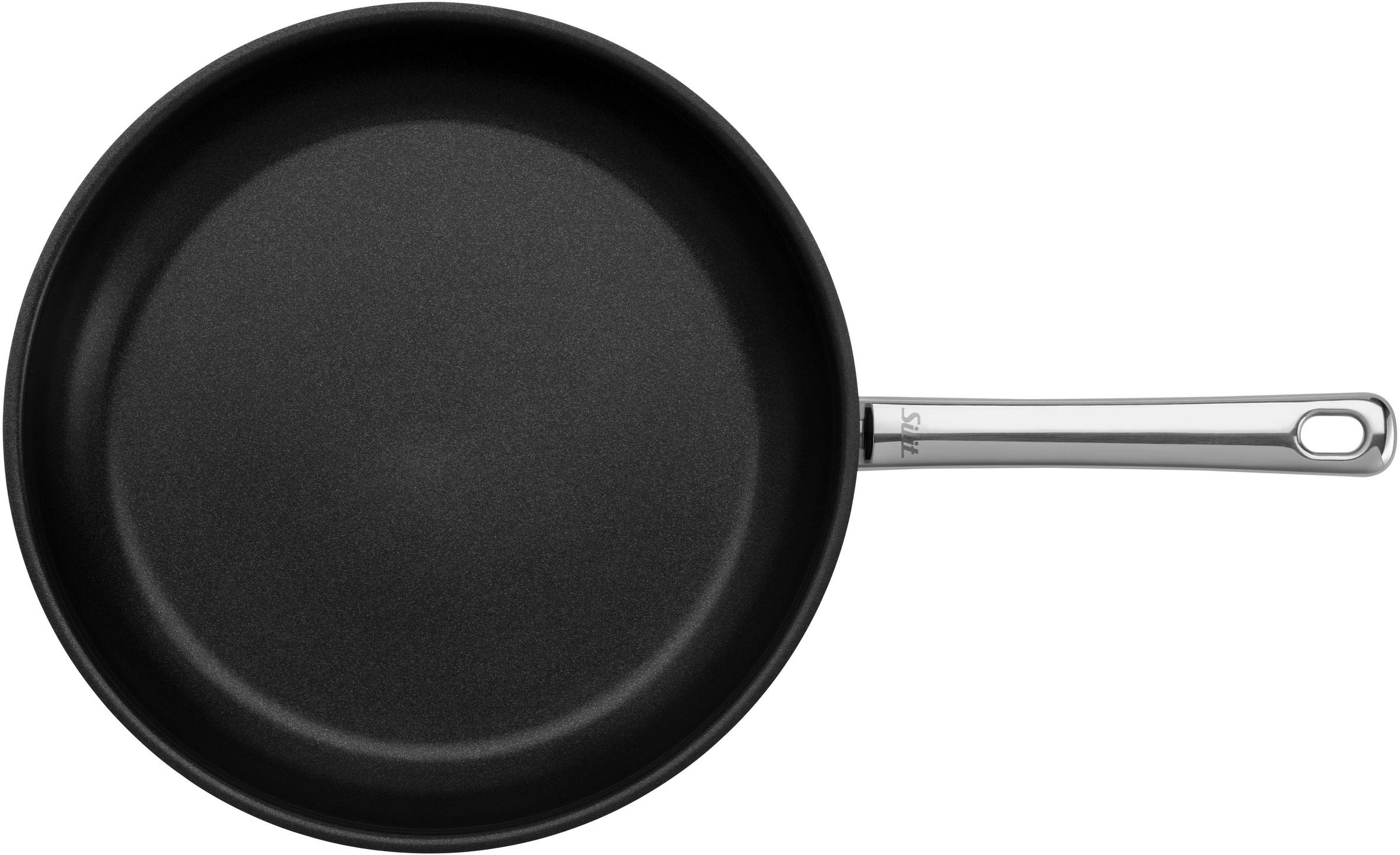 Silit Pfannen-Set »Calabria« Edelstahl 18/10 Set, Stielpfanne 24 cm und 28 cm, 2 Stk. tlg. Silitan Antihaftversiegelung, polierter Edelstahl, induktionsgeeignet