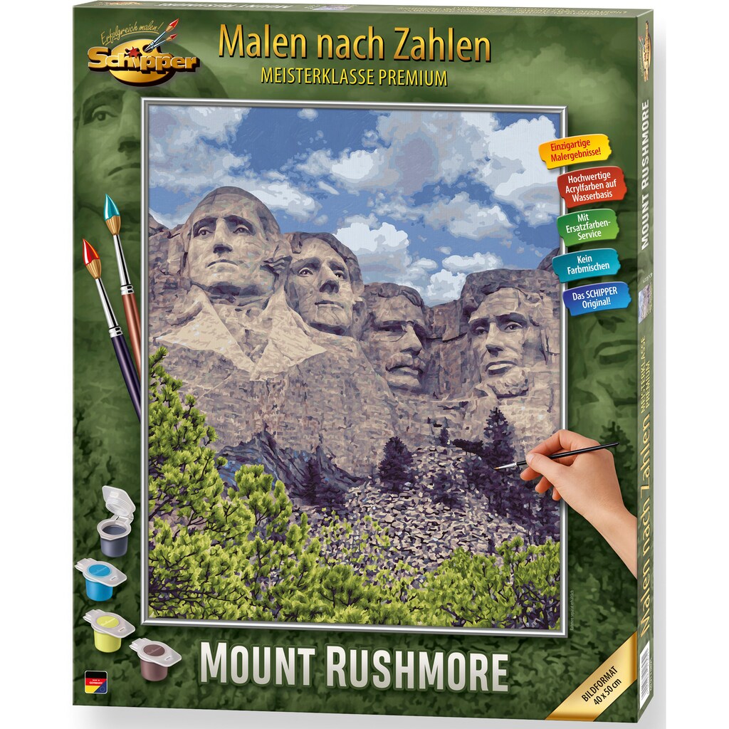 Schipper Malen nach Zahlen »Meisterklasse Premium - Mount Rushmore«
