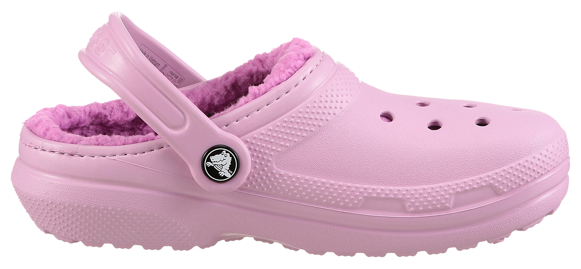 Crocs Clog »Kids Classic Lined Clog«  Hausschuh, Pantoffel, Schlappen mit Warmfutter