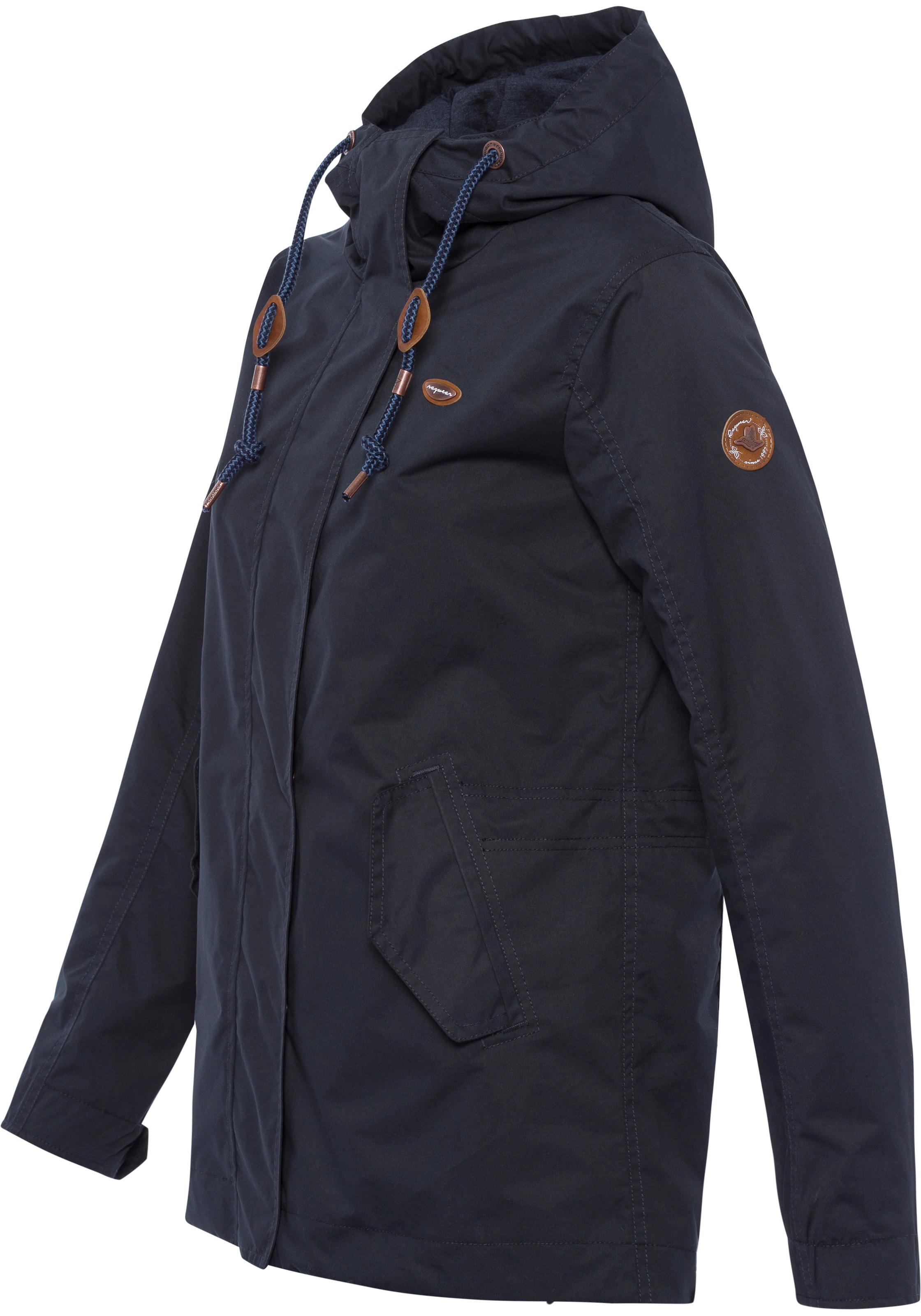 Ragwear Funktionsjacke »LENCA«, mit Kapuze, stylische Übergangsjacke Waterproof fabric
