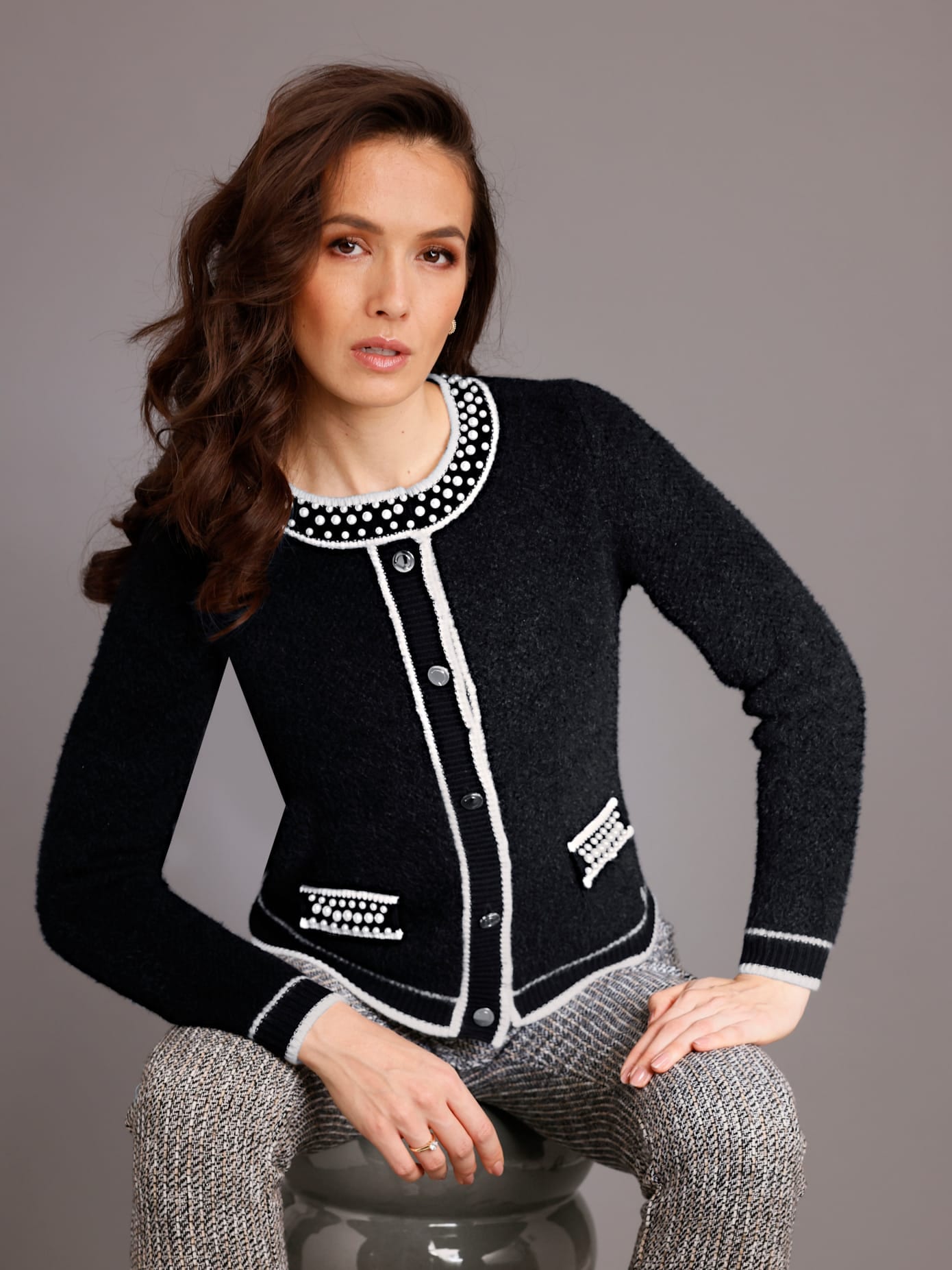 CREATION L PREMIUM Strickjacke