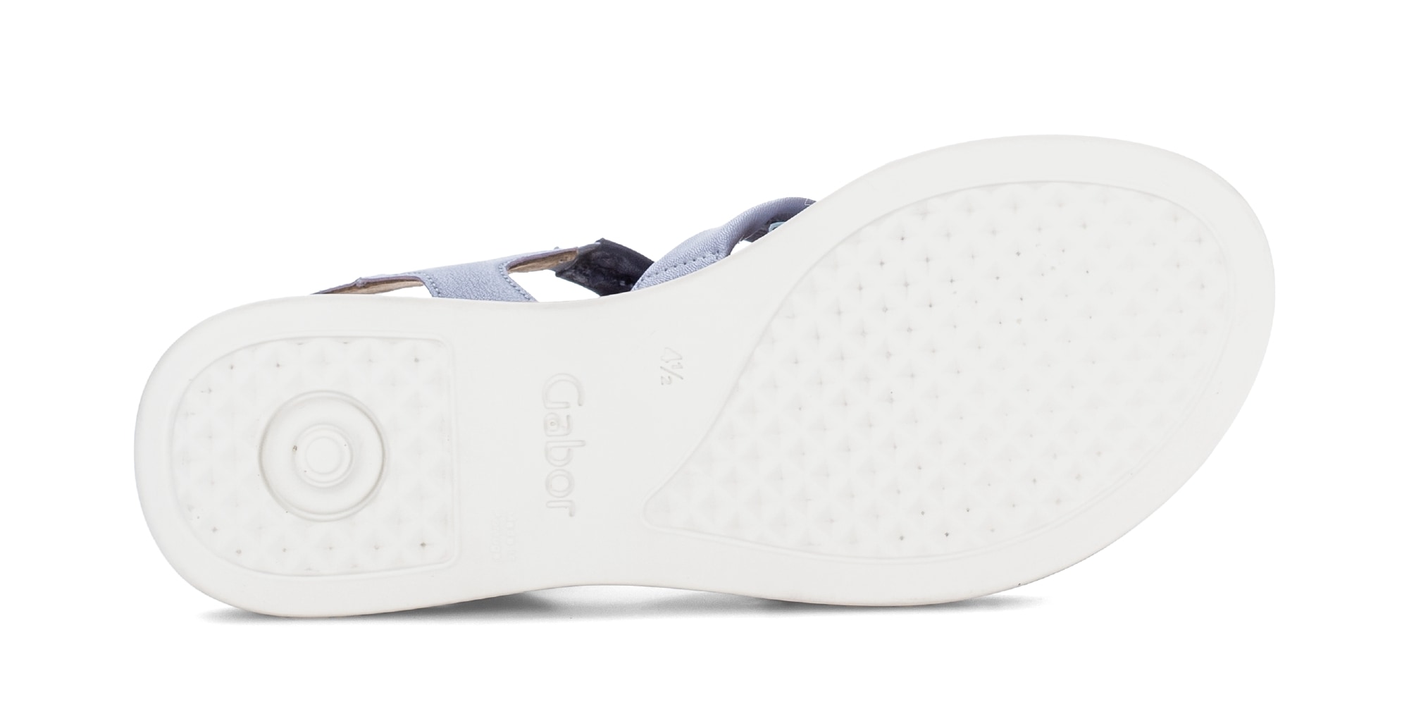 Gabor Riemchensandale »Rhodos«  Sandalette, Sommerschuh im Kontrast-Look, G-Weite