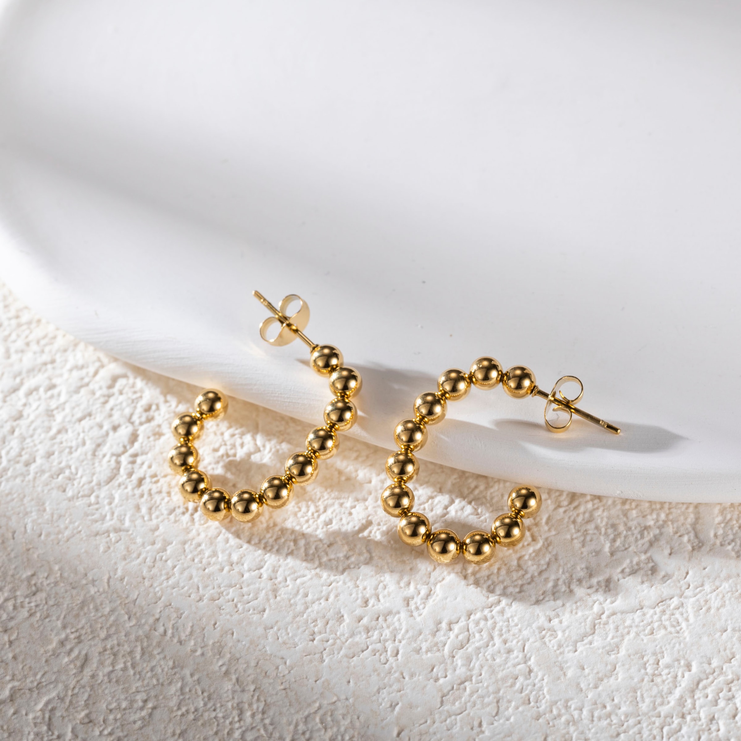 Firetti Paar Creolen »Schmuck Geschenk Edelstahl Ohrschmuck Ohrringe Bubble«