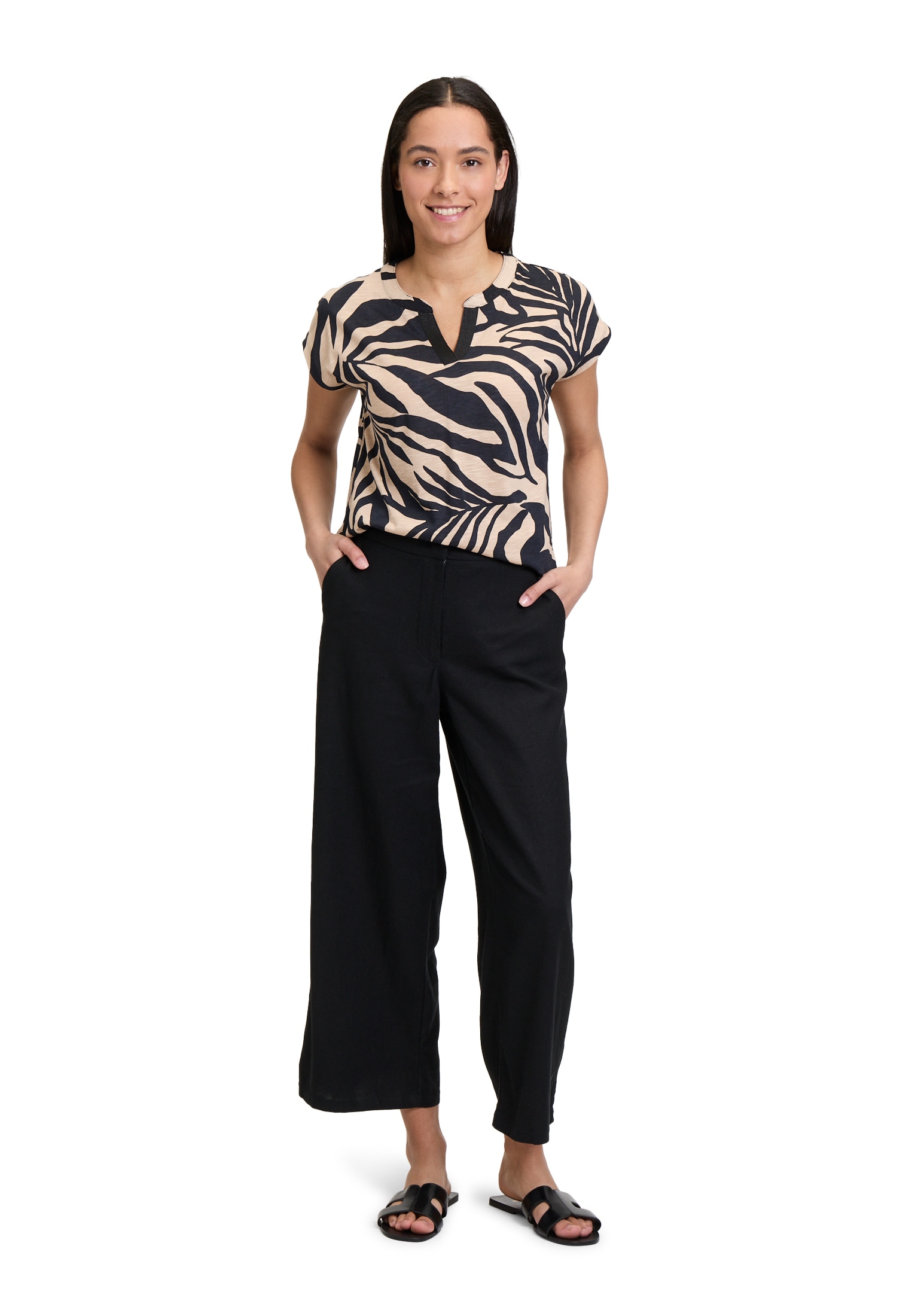 Betty Barclay Kurzarmshirt »Casual-Shirt mit Bluseneinsatz«