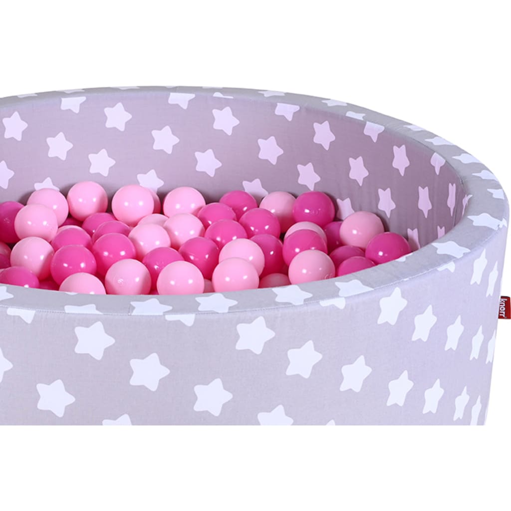 Knorrtoys® Bällebad »Soft, Grey White Stars«