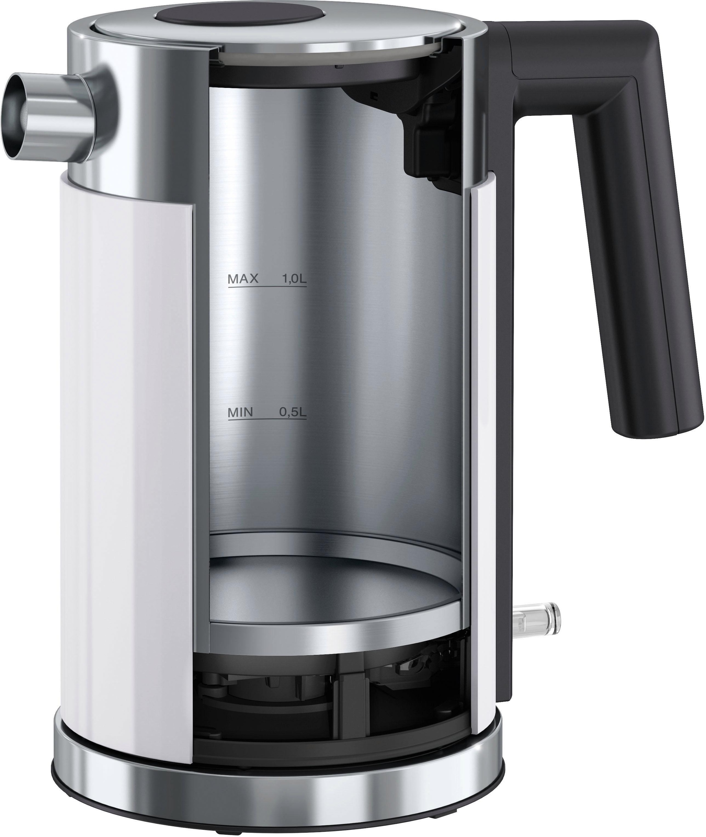 Graef Wasserkocher »WK 401« 1 l 1850 W Edelstahl, weiß