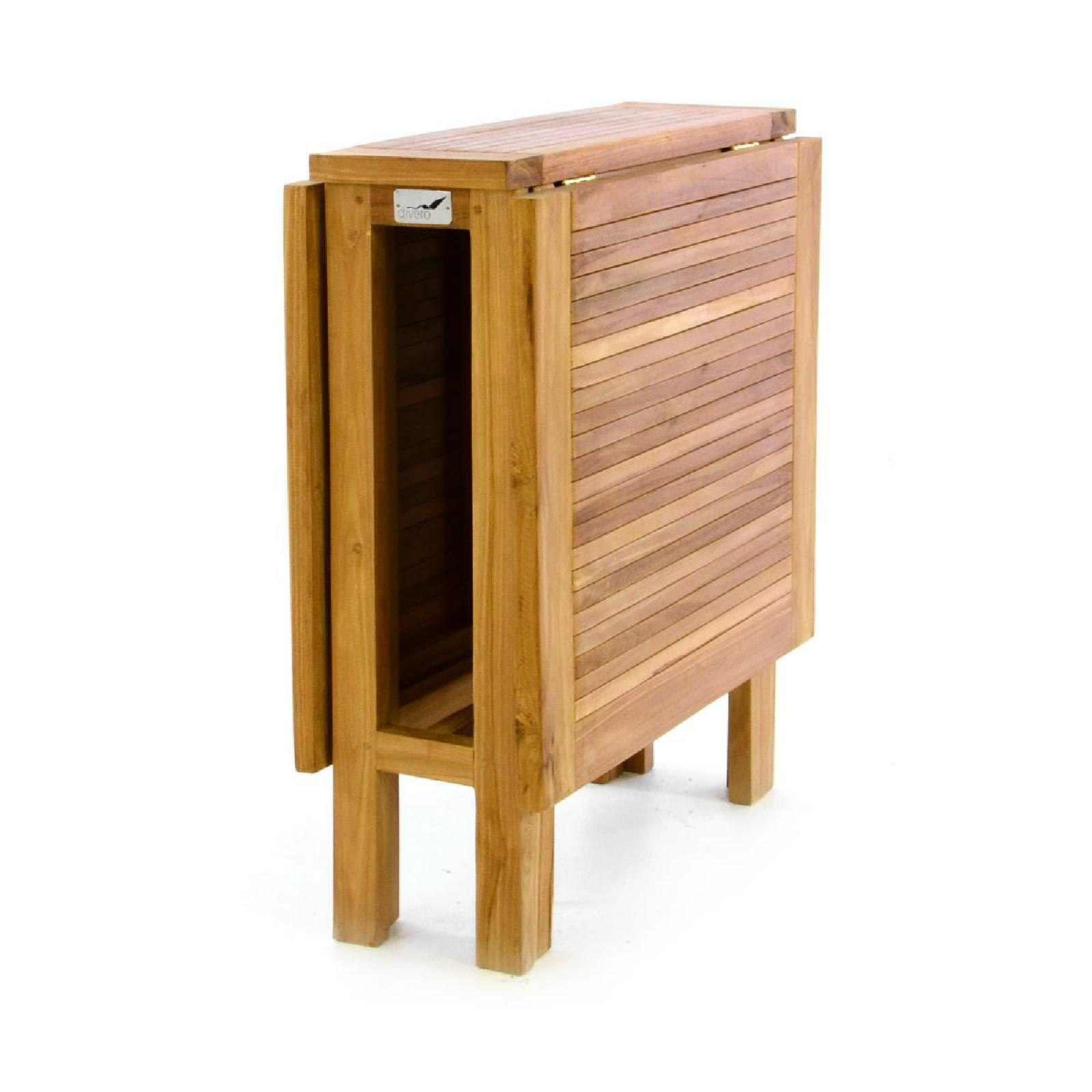 VCM Gartentisch »Balkontisch Gartentisch Tisch Klapptisch Holz Teak«