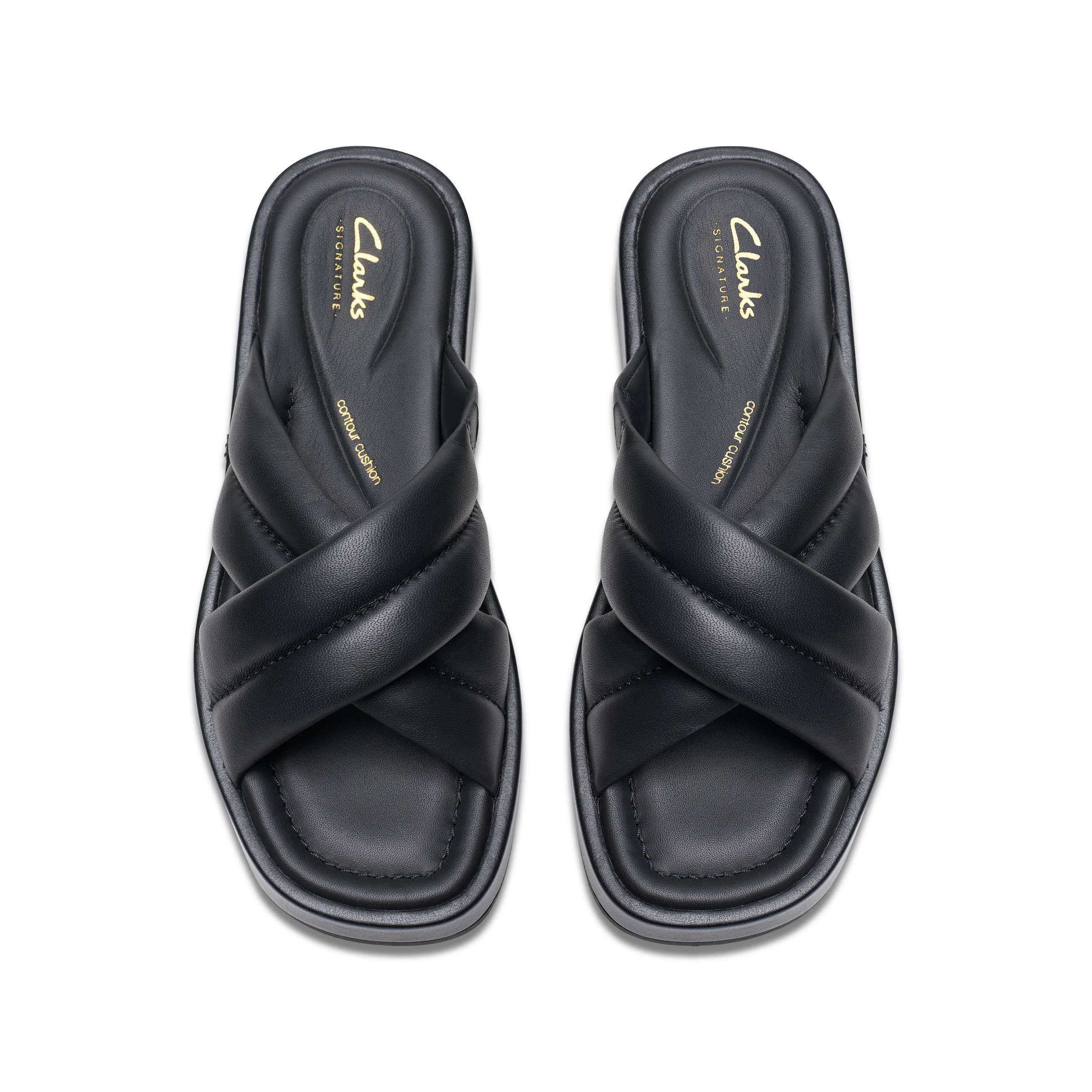 Clarks Hausschuh »Alda Glide«, Slides, Schlappen mit gepolsterter Bandage