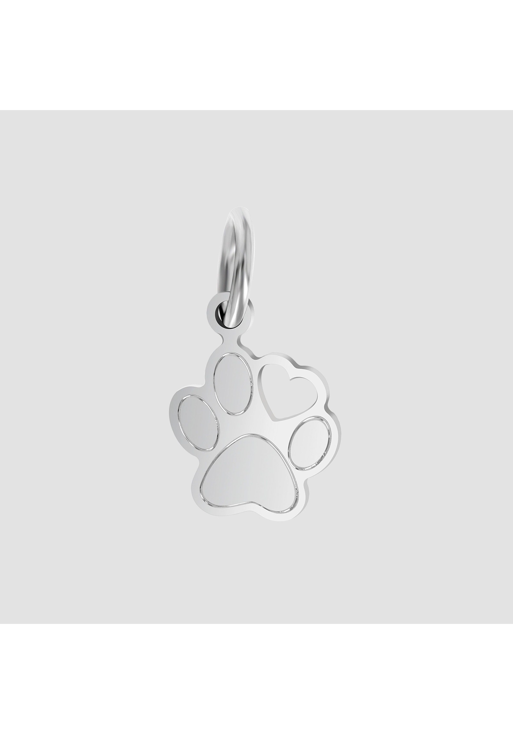 AKZENT Kettenanhänger »"Cute Paw" aus 925 Sterlingsilber, rhodiniert, langlebig«