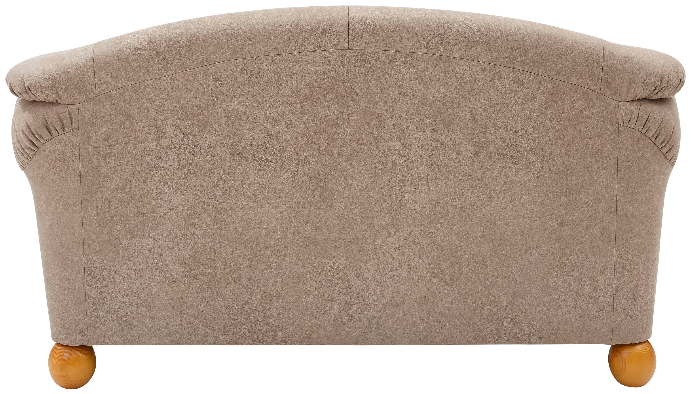 Home affaire 2-Sitzer »Milano Vintage« mit Federkern, Bezug in Lederoptik, incl. Zierkissen