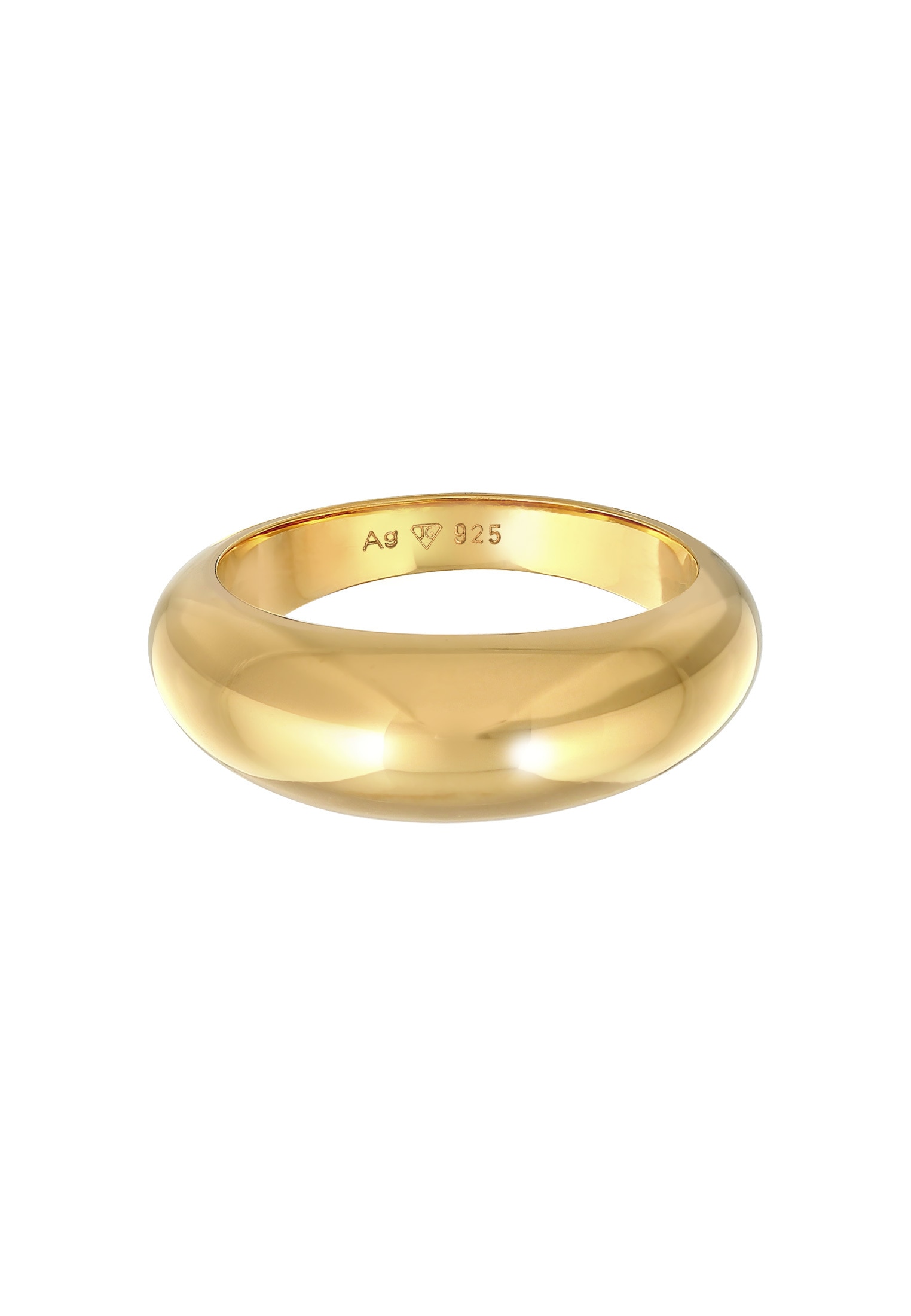 Elli Premium Siegelring »Ring Bandring Stapelring Chunky 925er Silber«