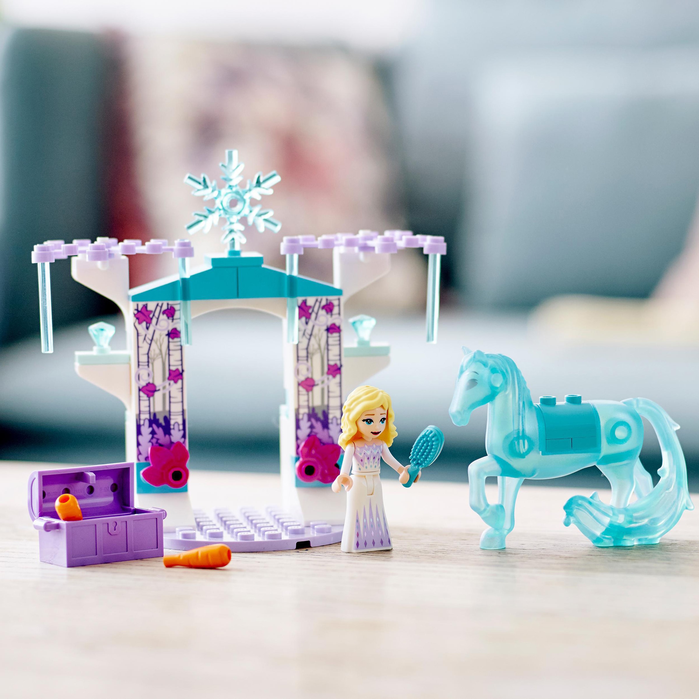 LEGO® Konstruktionsspielsteine »Elsa und Nokks Eisstall (43209), LEGO® Disney Princess«, (53 St.), Made in Europe