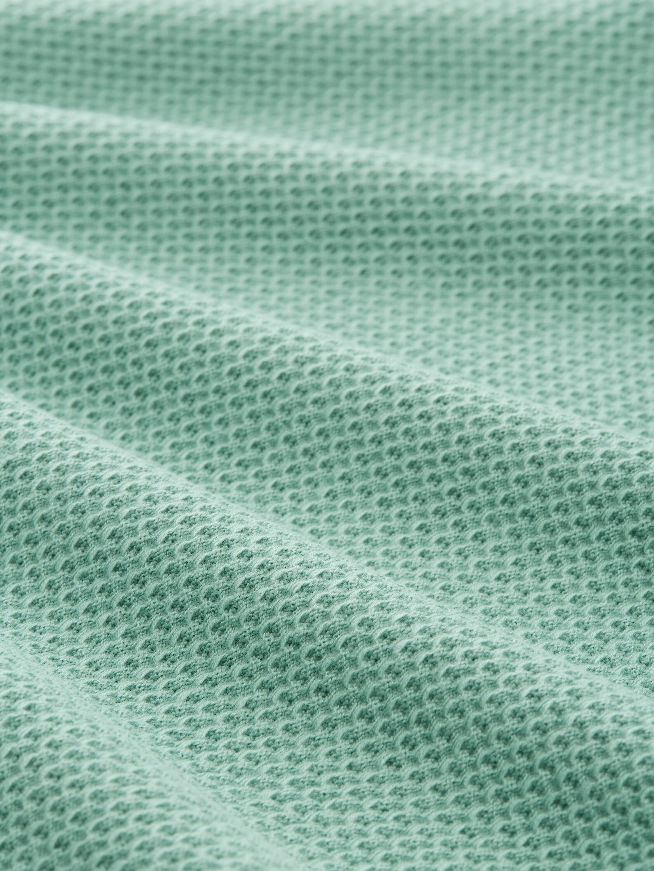 TOM TAILOR Denim Strickpullover mit Rippbündchen