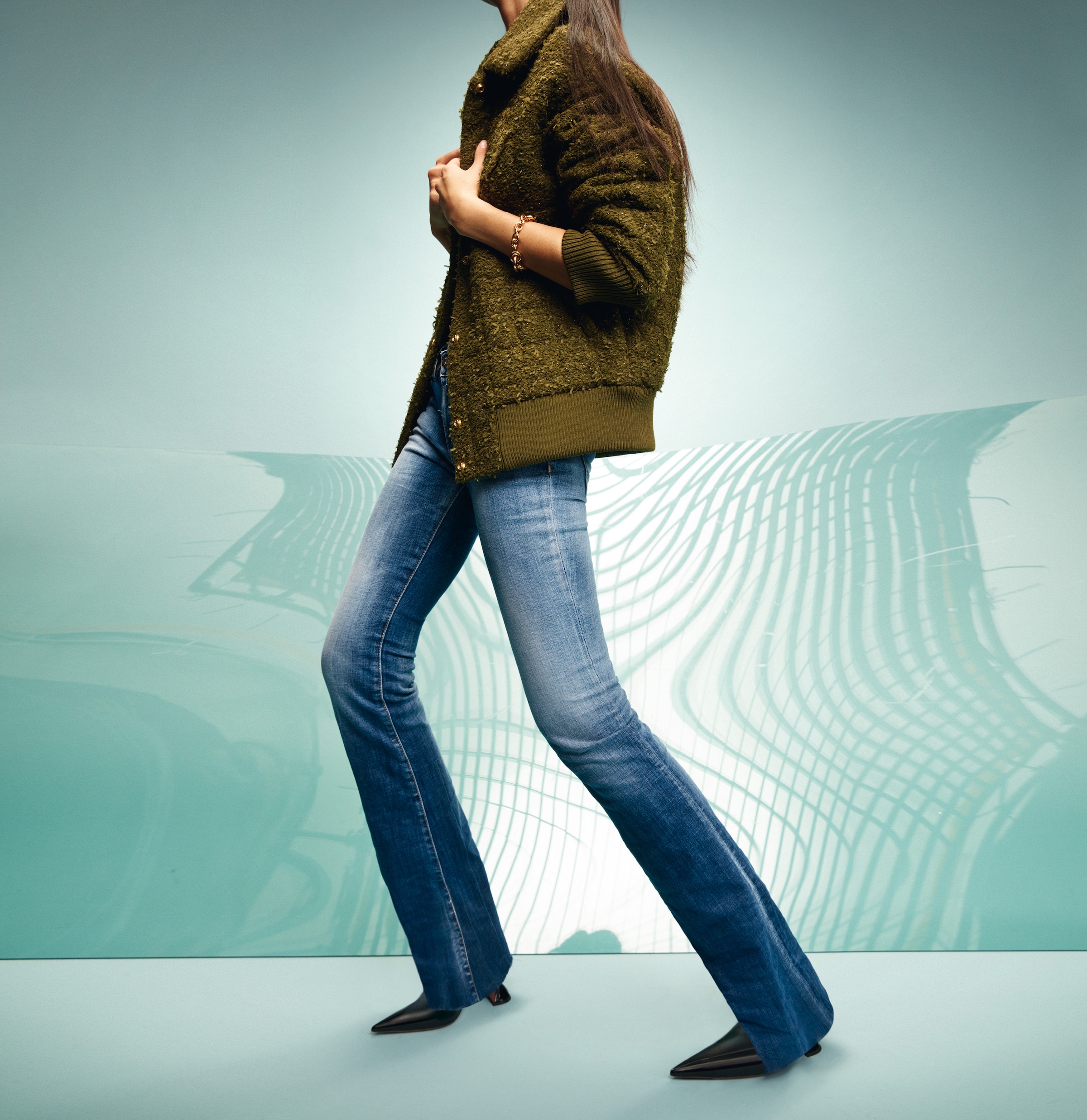 MAC Bootcut-Jeans »Dream-Boot«, Gerade geschnitten mit leicht ausgestelltem Bein