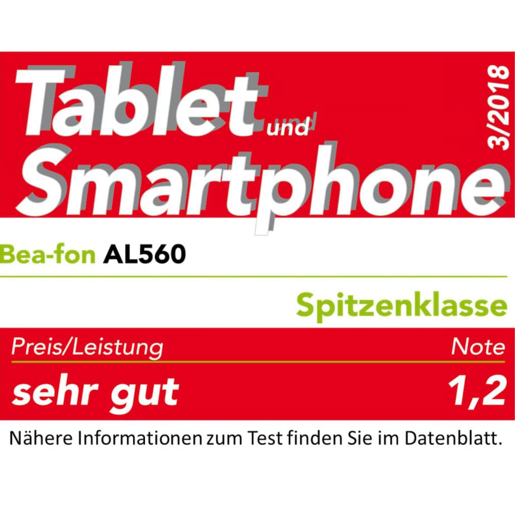 Beafon Handy »AL560«, schwarz, 6,1 cm/2,4 Zoll, 1 MP Kamera