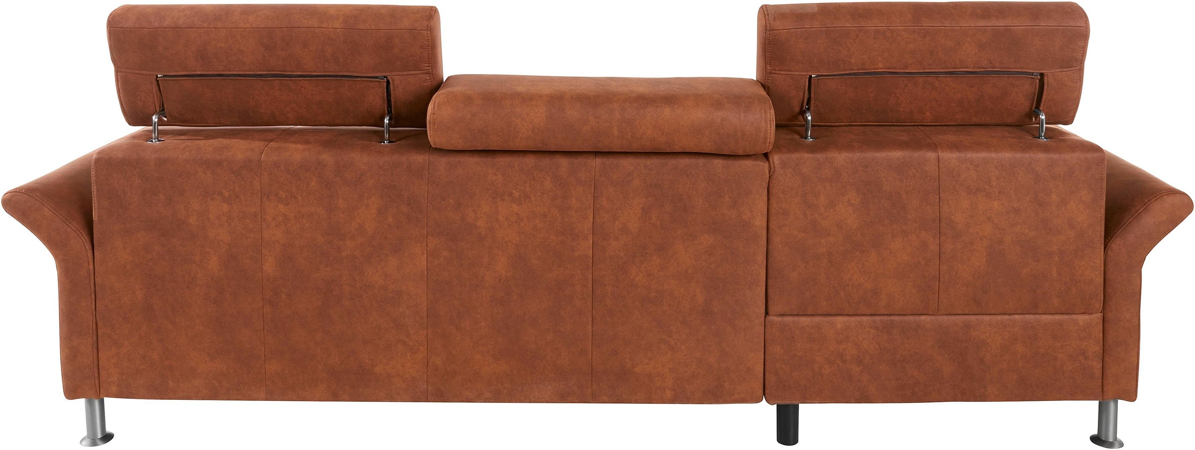 exxpo - sofa fashion Ecksofa »Maretto, bequem und komfortabel, L-Form«, inkl. Kopf- bzw. Rückenverstellung, wahlweise mit Bettfunktion
