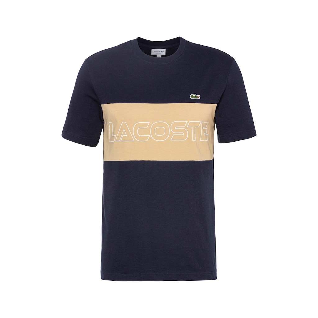 Lacoste T-Shirt »T-SHIRT«, mit großem Print auf der Brust
