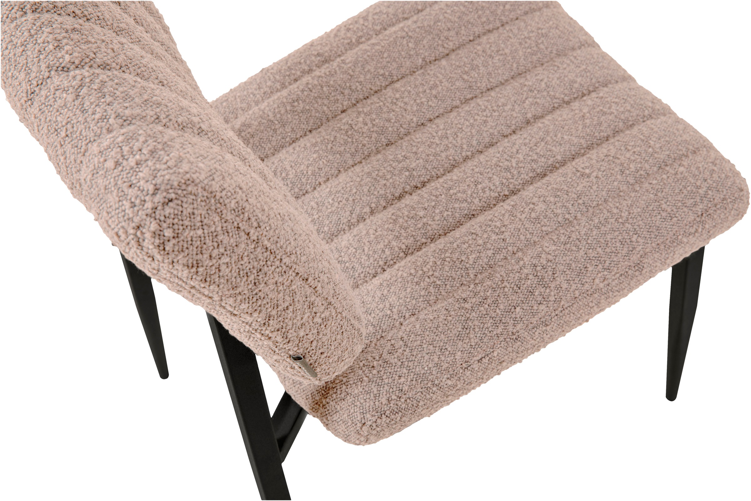 OMG Design Esszimmerstuhl »Dirk«, (Set), 1 St., Stoff, moderner Boucle Bezug, bequem gepolstert