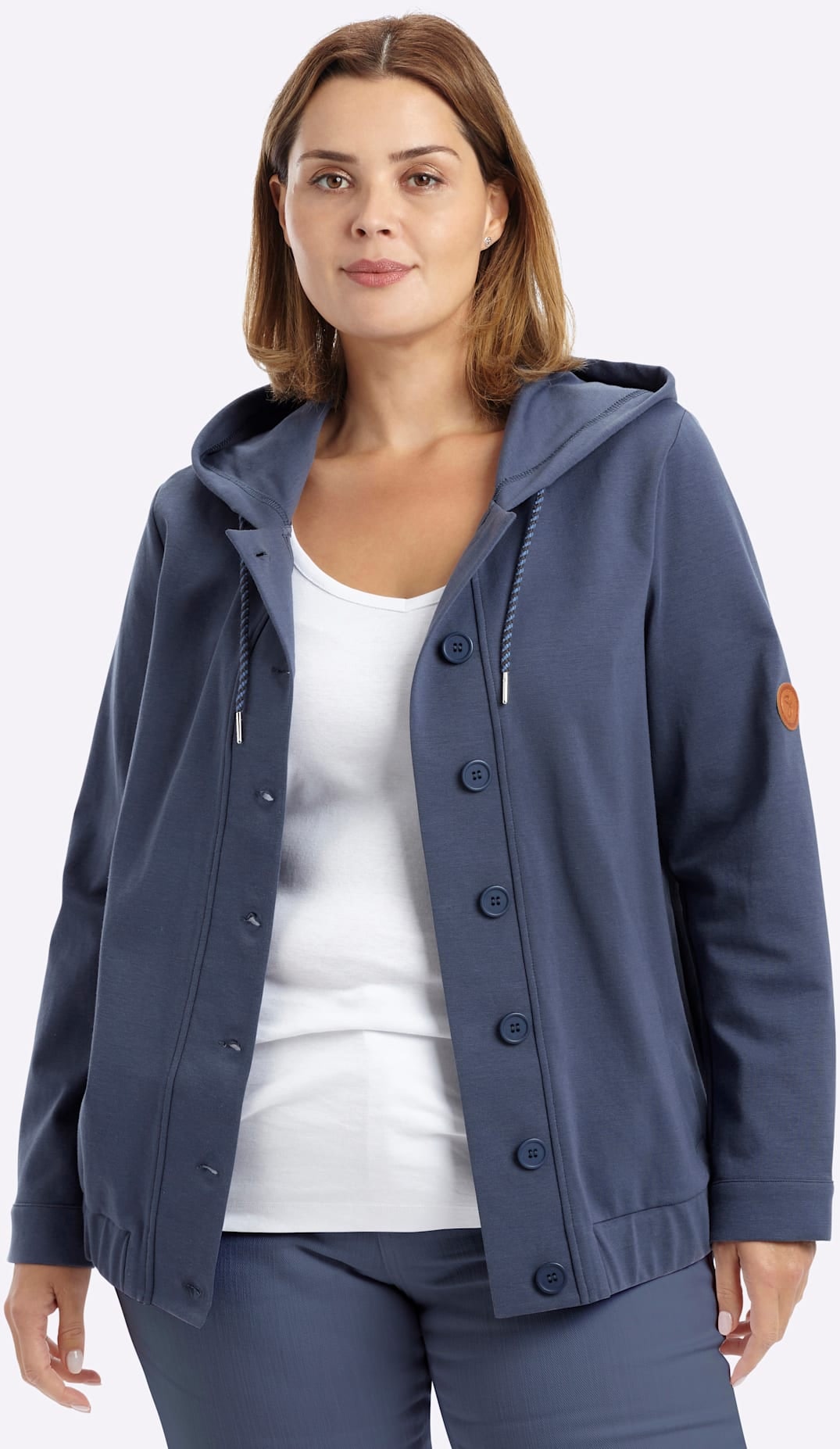 Sheego Shirtjacke »Blouson« 1