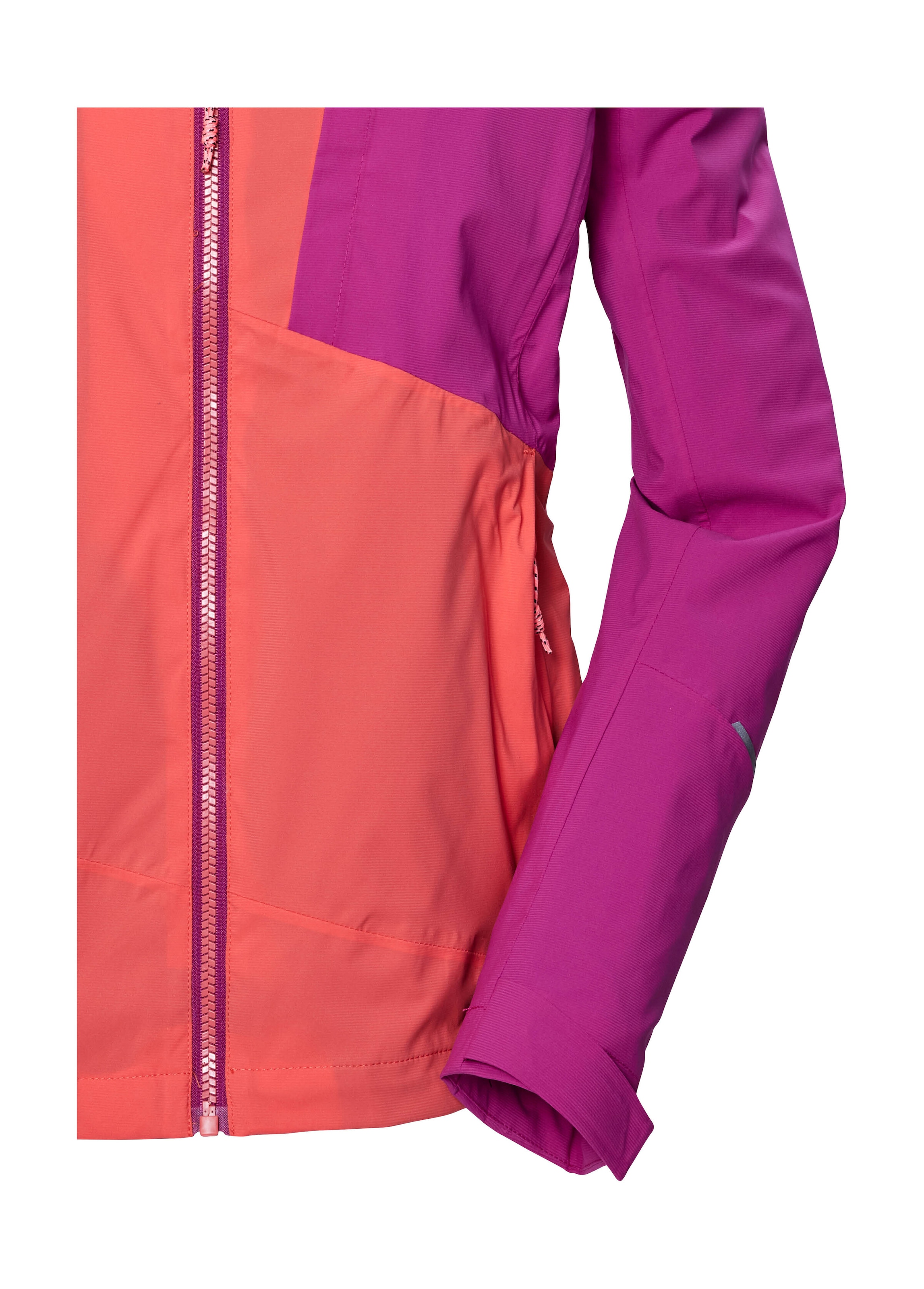 Killtec Outdoorjacke »KOS 83 WMN JCKT«, Damenjacke: Colourblock, wasserdicht, atmungsaktiv, PFAS-frei