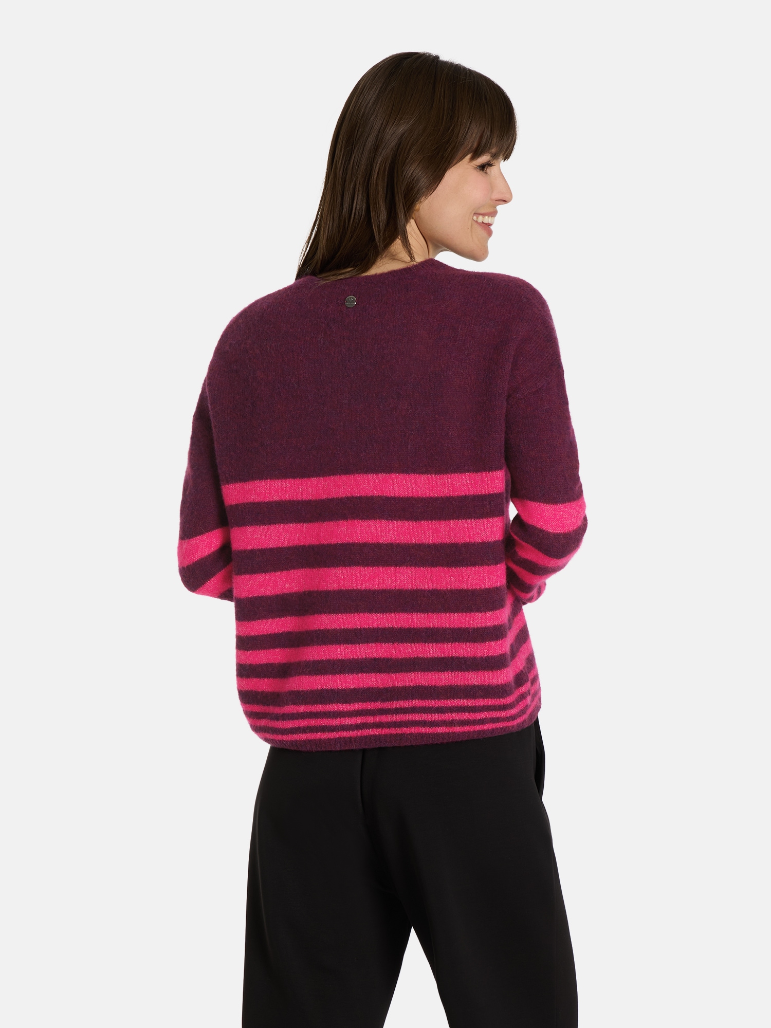 Lieblingsstück Strickpullover »Baberina«, V-Neck mit Alpaka-Wolle