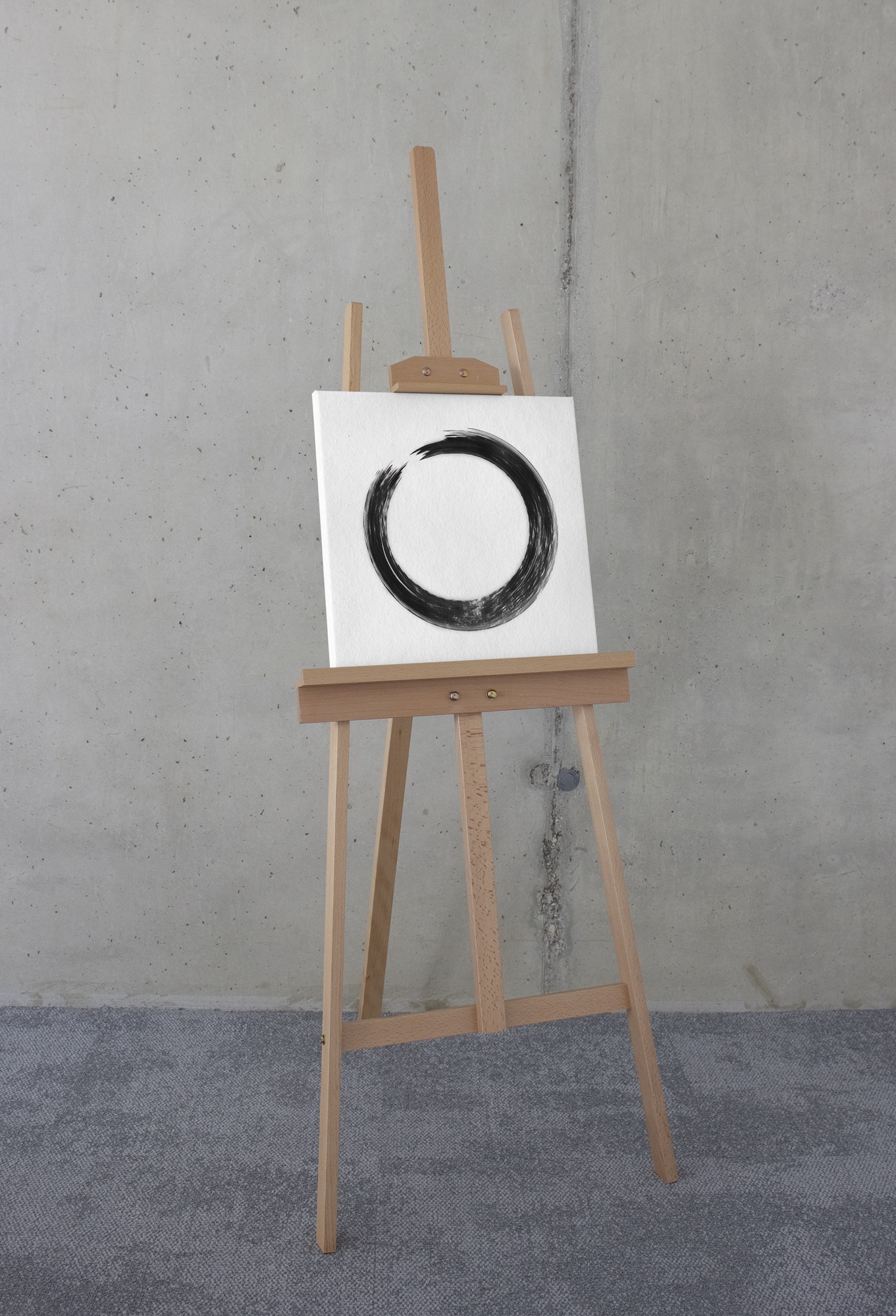 Komar Leinwandbild »Circular - Größe 40 x 40 cm«, Natur, (1 St.), Keilrahmenbild mi Echtholzrahmen