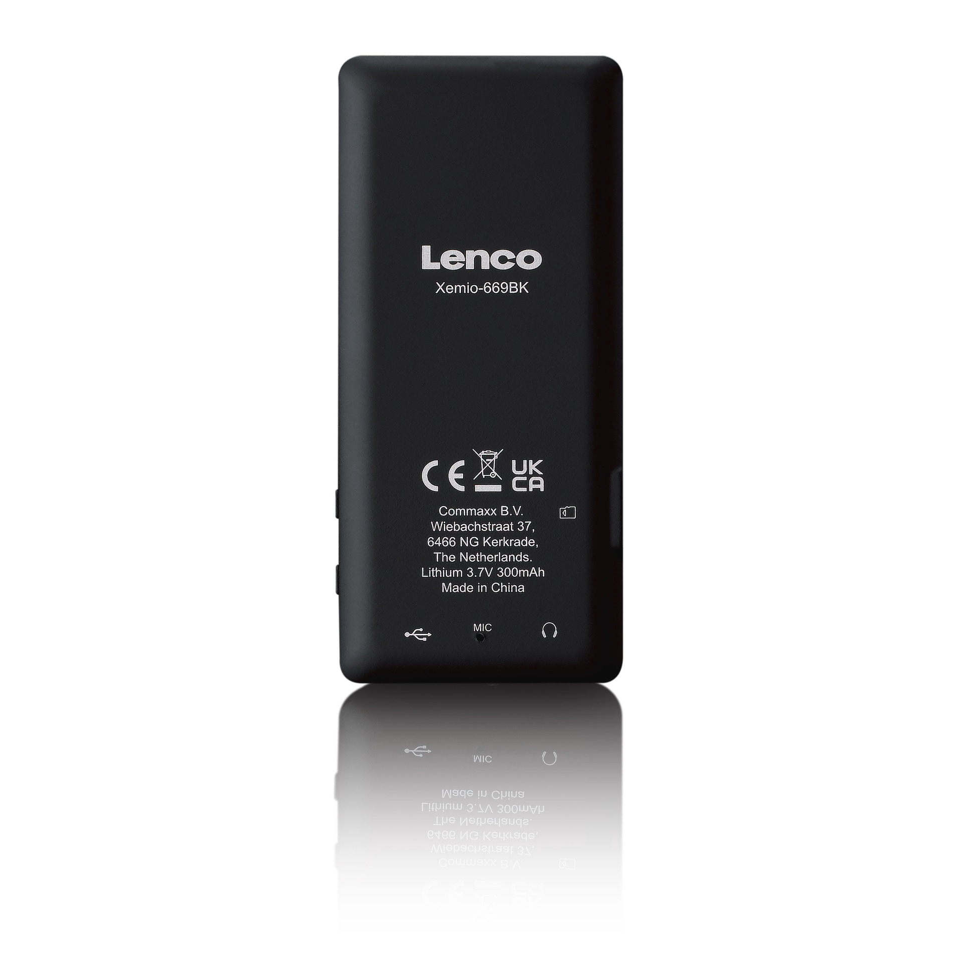 Lenco MP4-Player »Xemio-669BK MP4-Player mit großem Display Akku 8GB«