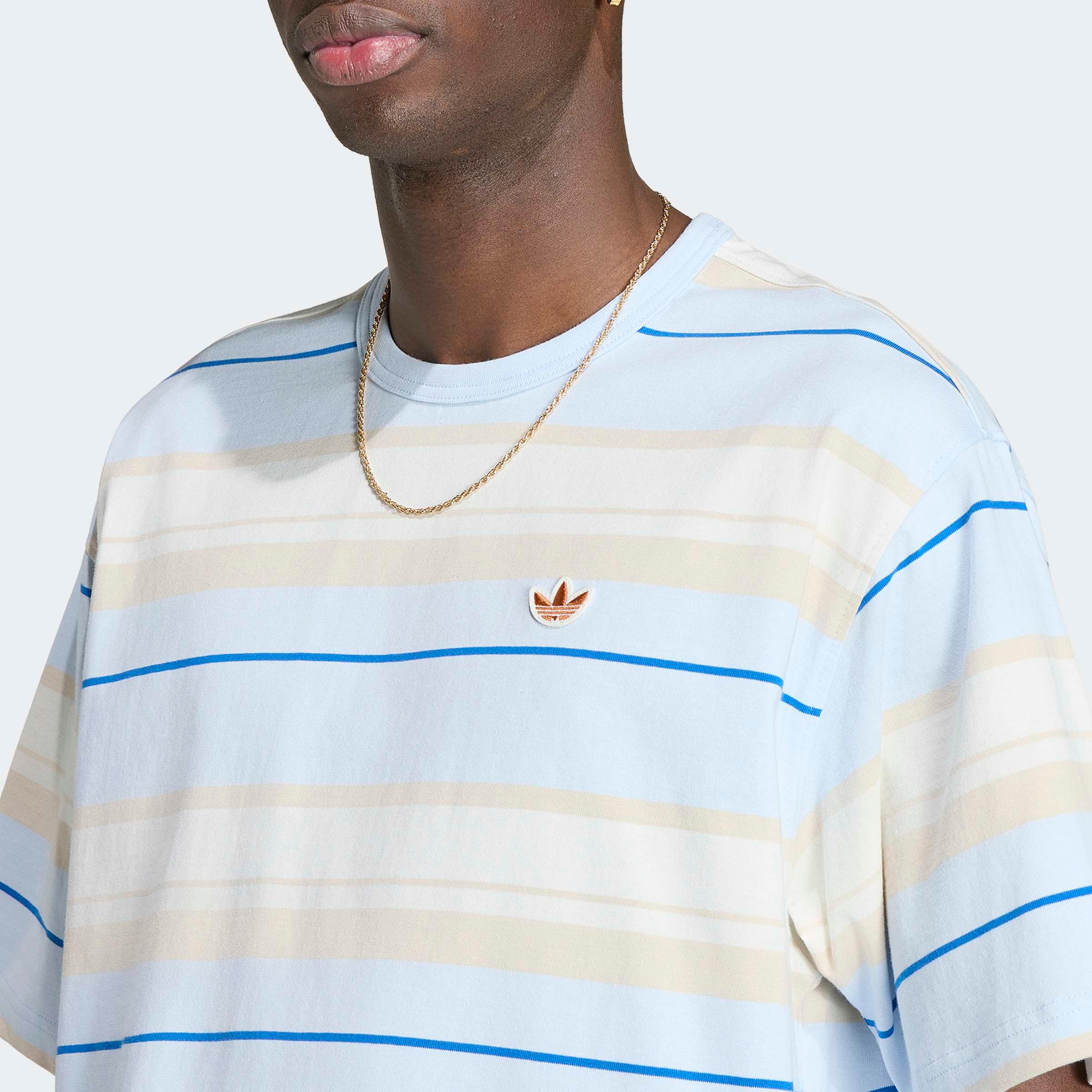 adidas Originals T-Shirt »STRIPED CREW NECK«