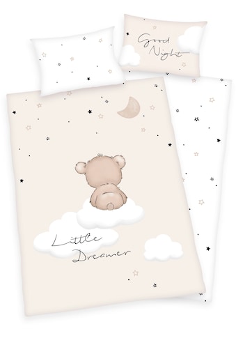 Babybettwäsche »Little Dreamer«, (2 tlg.), mit liebevollem Motiv