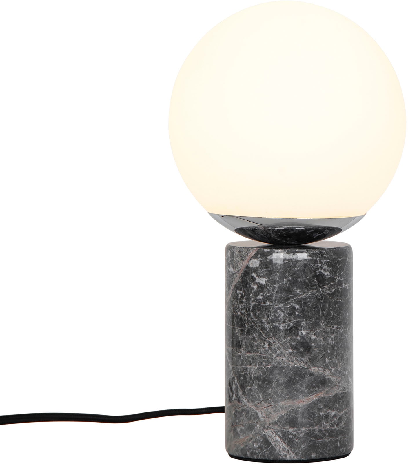 Nordlux Tischleuchte »Lilly Marble«, Leuchtmittel E14 | ohne Leuchtmittel, Zeitgenössisches Art-Deco-Design, Industrieller Look in Rotguss