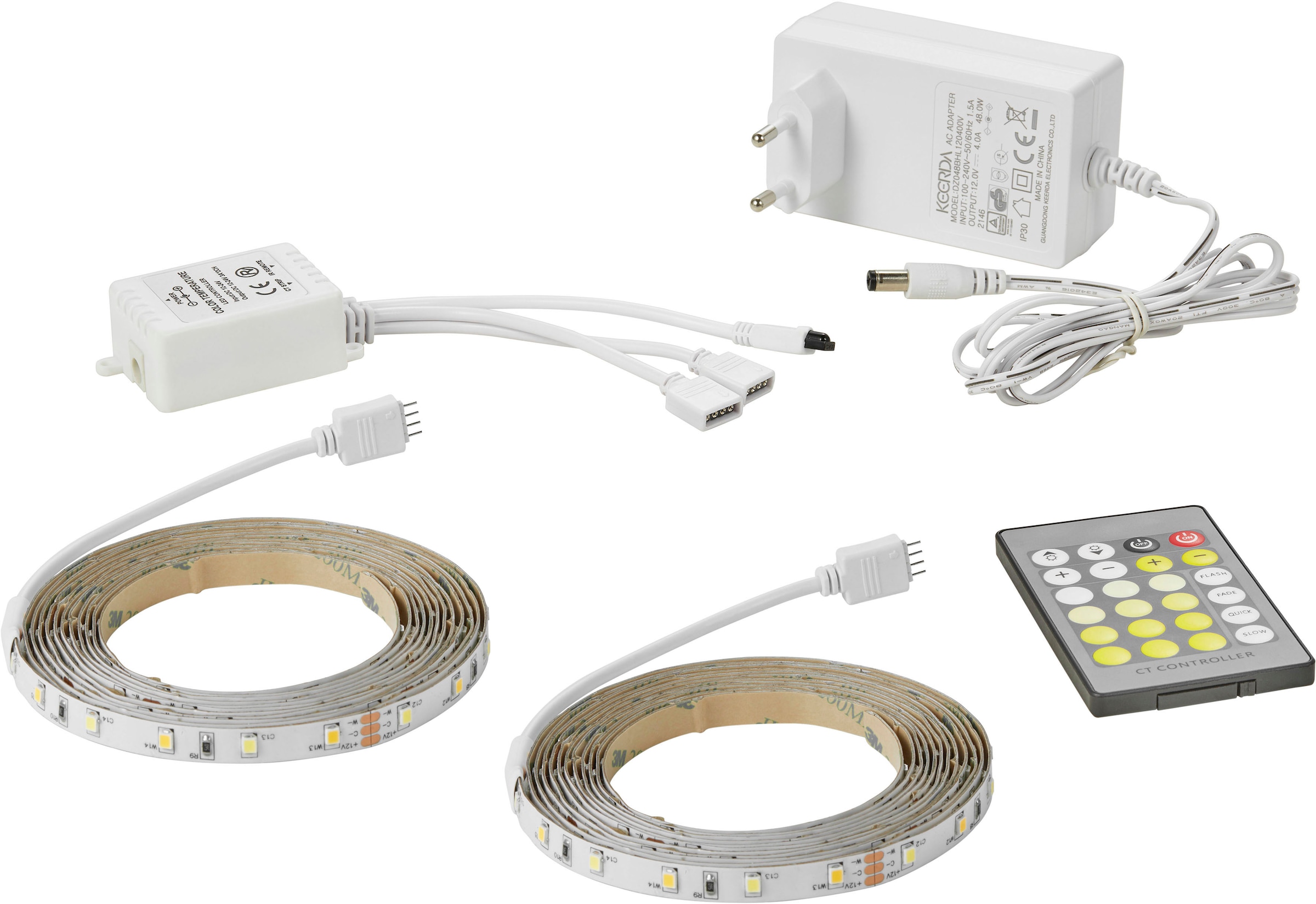 Nordlux LED Stripe »Ledstrip«, Einstellbares und dimmbares weißes Licht, inkl. Fernbedienung