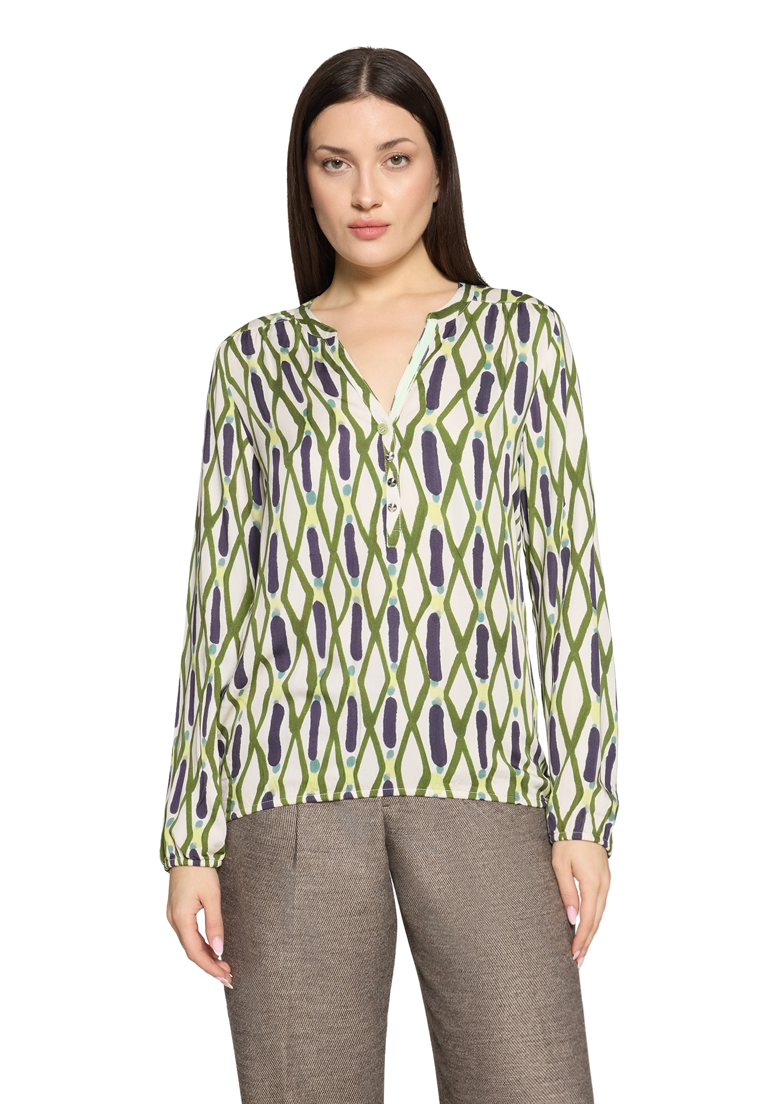 Cartoon Klassische Bluse »Casual-Bluse mit Muster«