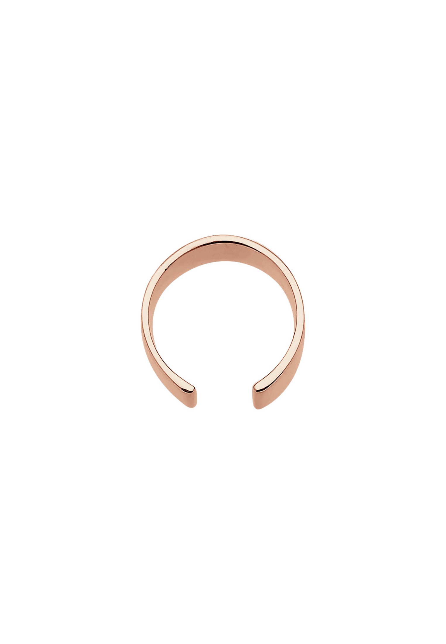 Elli Ohrklemme »Ohrringe Basic Single Earcuff Trend Breit 925 Silber«