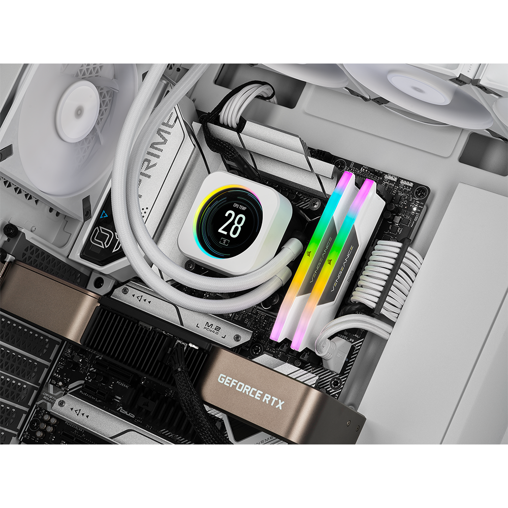 Corsair PC-Arbeitsspeicher »VENGEANCE RGB DDR5 Memory«, Kundenspezifische Leistungs-PCB