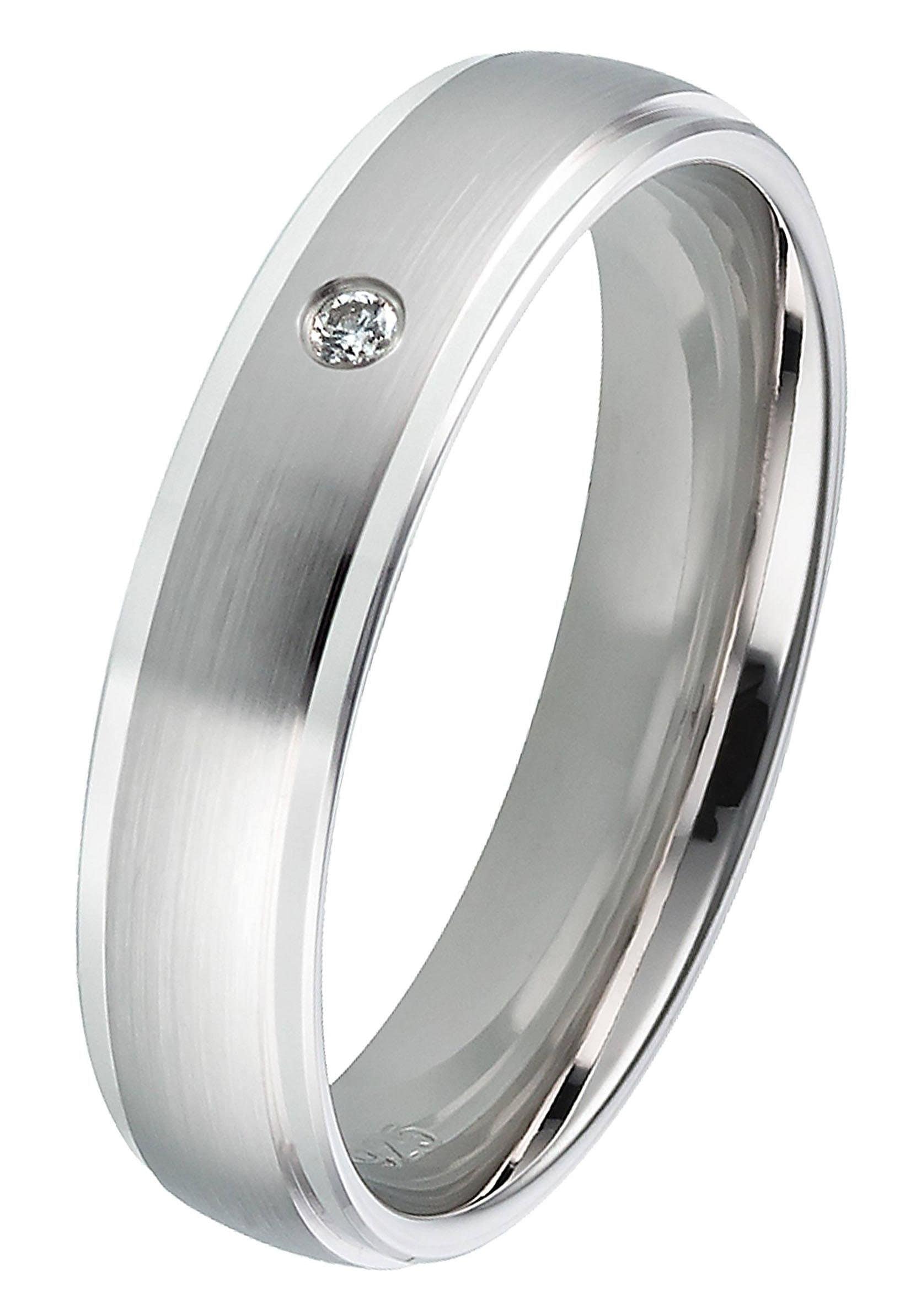 Ehering ohne »Schmuck DOOSTI Partnerring 925 OTTOversand Trauring o. Silber Germany, Trauring bei Geschenk in Zirkonia LIEBE«, Made mit