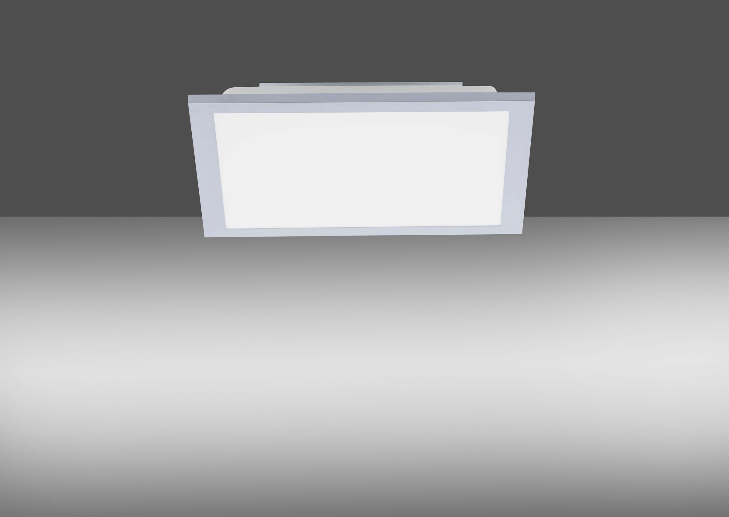 JUST LIGHT LED Panel »FLAT«, 1 flammig, Leuchtmittel LED-Board | LED fest integriert, LED Deckenleuchte, LED Deckenlampe