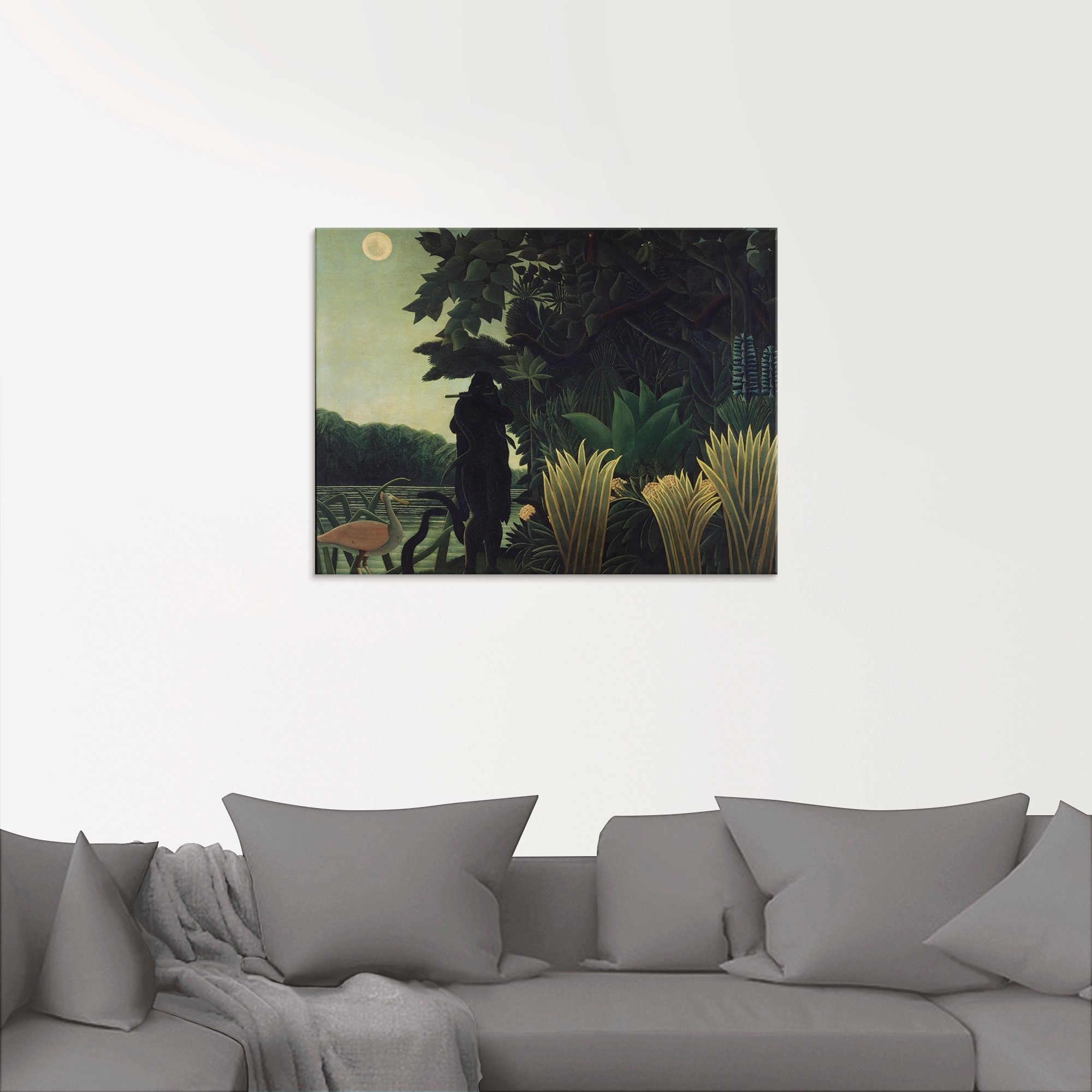 Artland Glasbild »Die Schlangenbeschwörerin. 1907«, Wald, (1 St.), in verschiedenen Größen