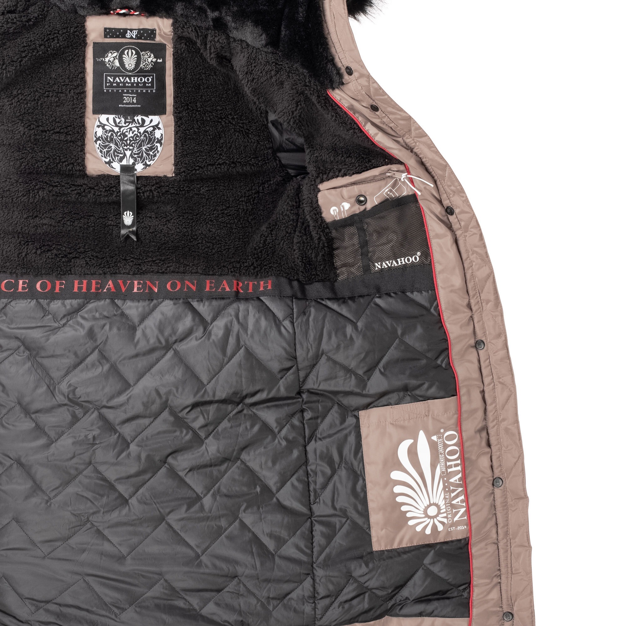 Navahoo Winterjacke »Navahoo Lotusblüte Princess Damen Winter Steppjacke B897«