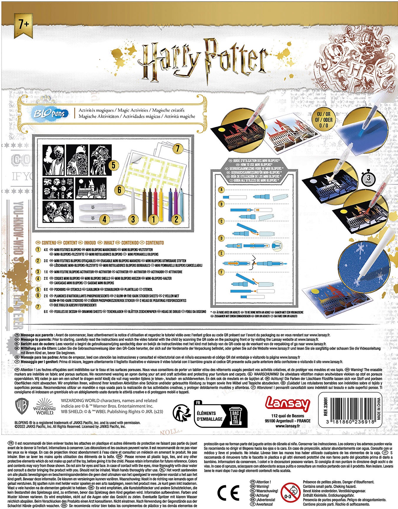 Blopens Kreativset »Sprühstifteset Harry Potter«